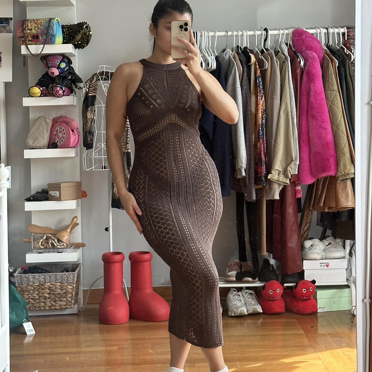 BRAND NEW FASHION NOVA WITH TAGS BROWN DETAILED... Depop