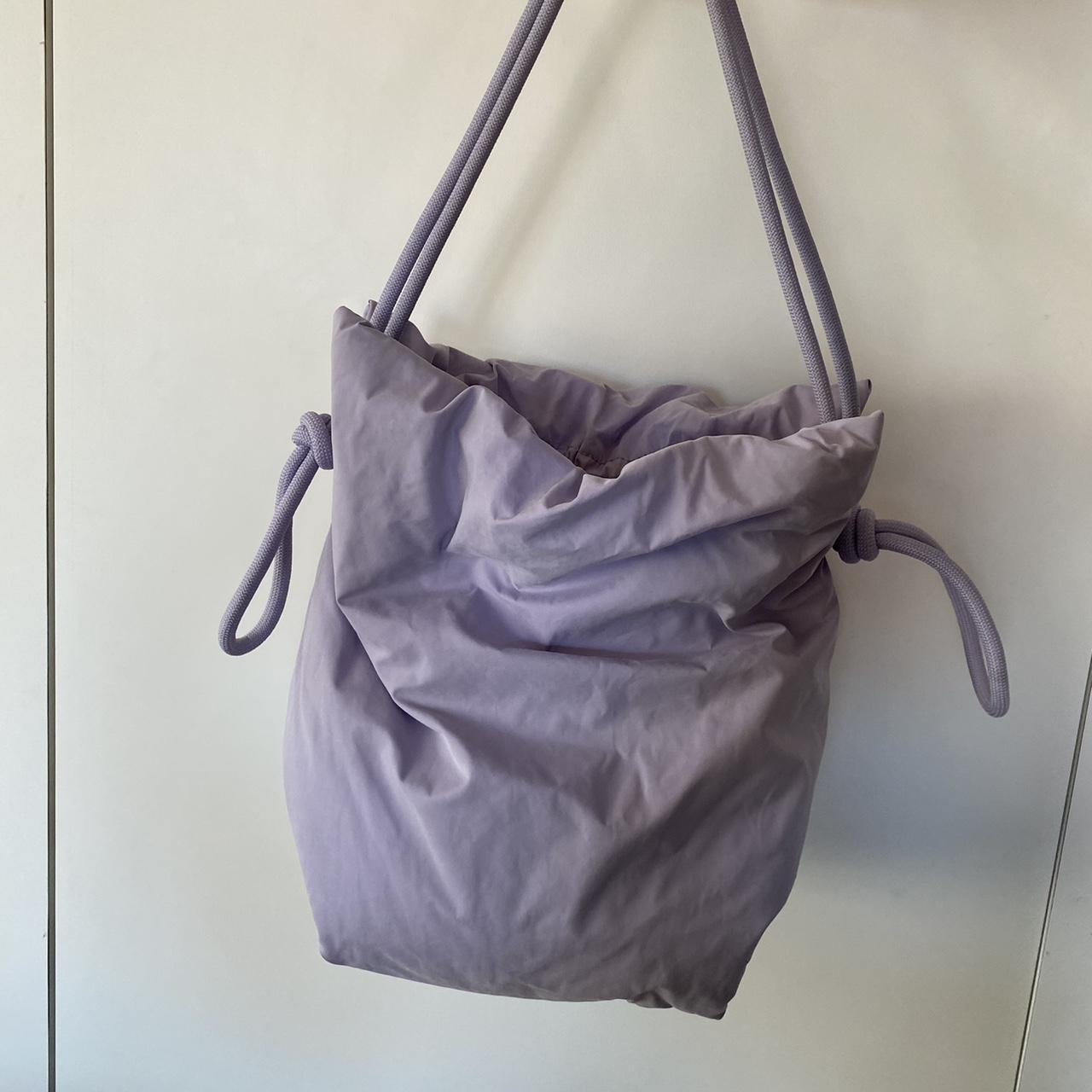COS small lilac puffer bag only worn a few times, | Depop