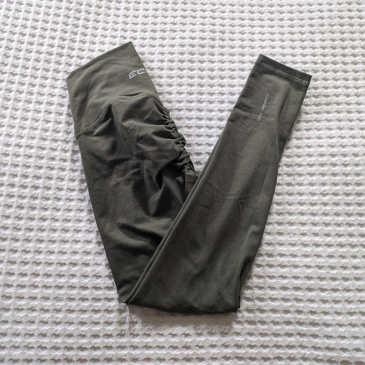 Echt comfort flex Scrunch Bum Green Leggings Size Depop
