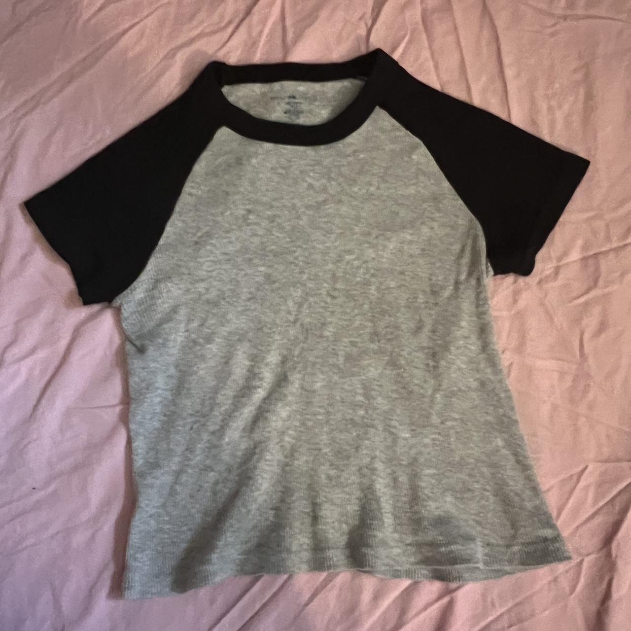 brandy grey and black bella top. no flaws one size Depop