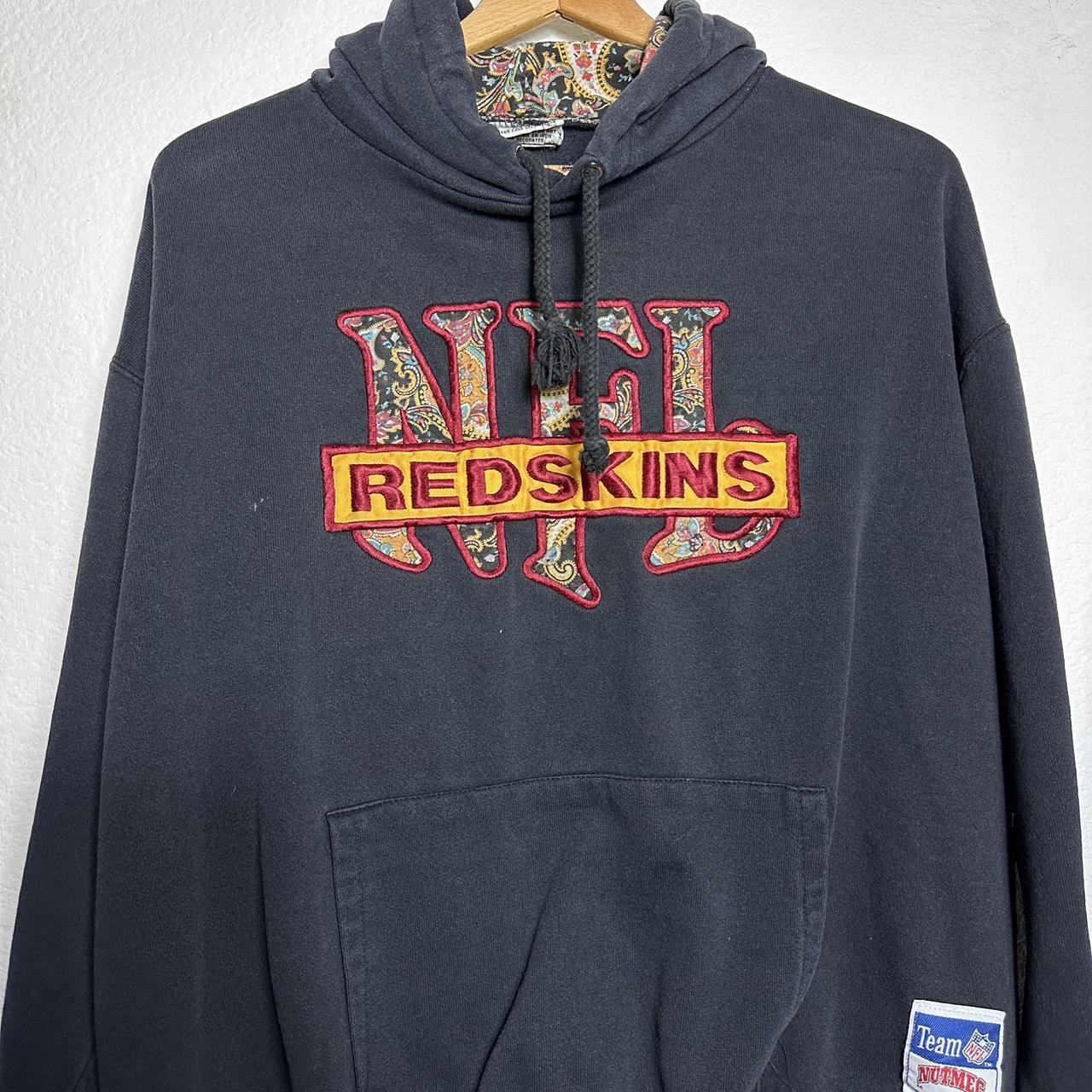 Size large vintage nfl redskins hoodie - Depop