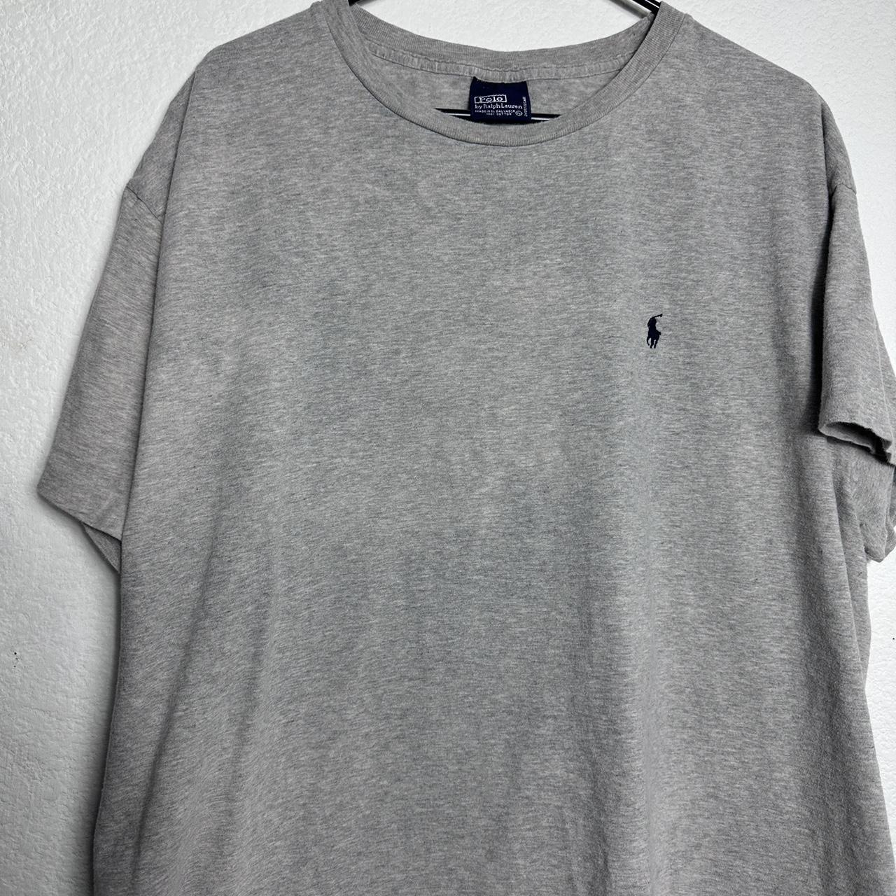 Polo Ralph Lauren Men's Grey T-shirt | Depop