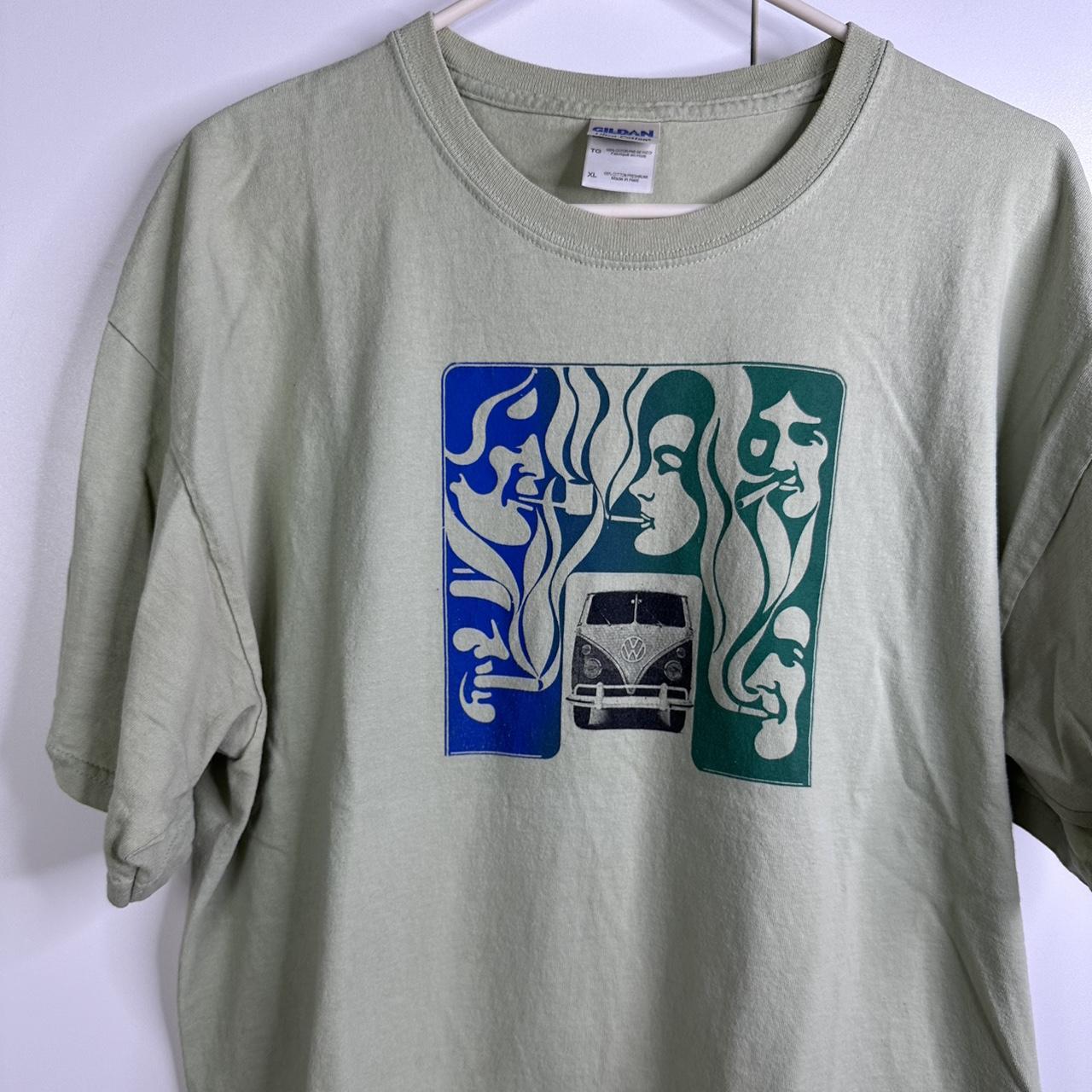 American Vintage Men's Green T-shirt | Depop