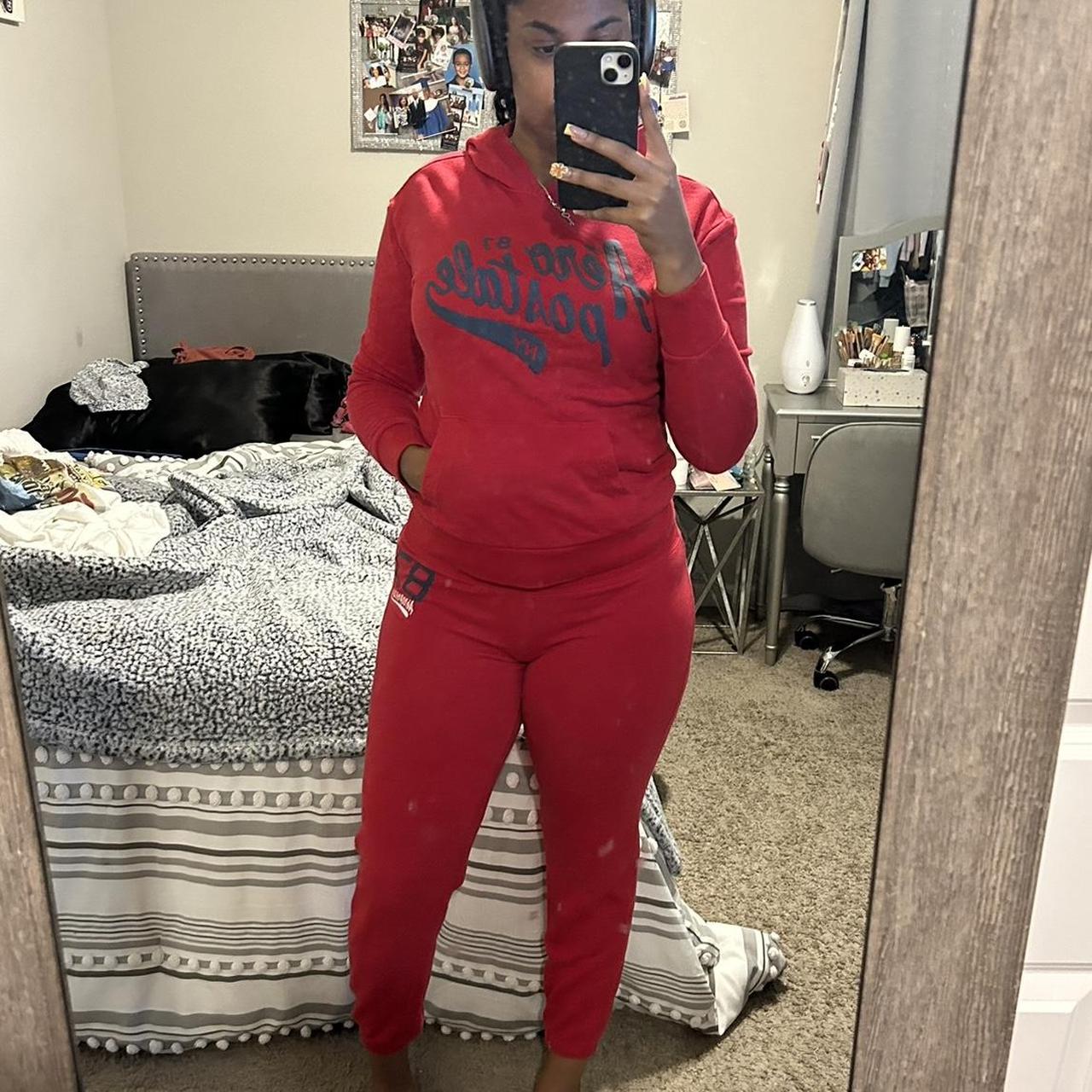 Aeropostale hoodie and sweatpants set size small. Depop