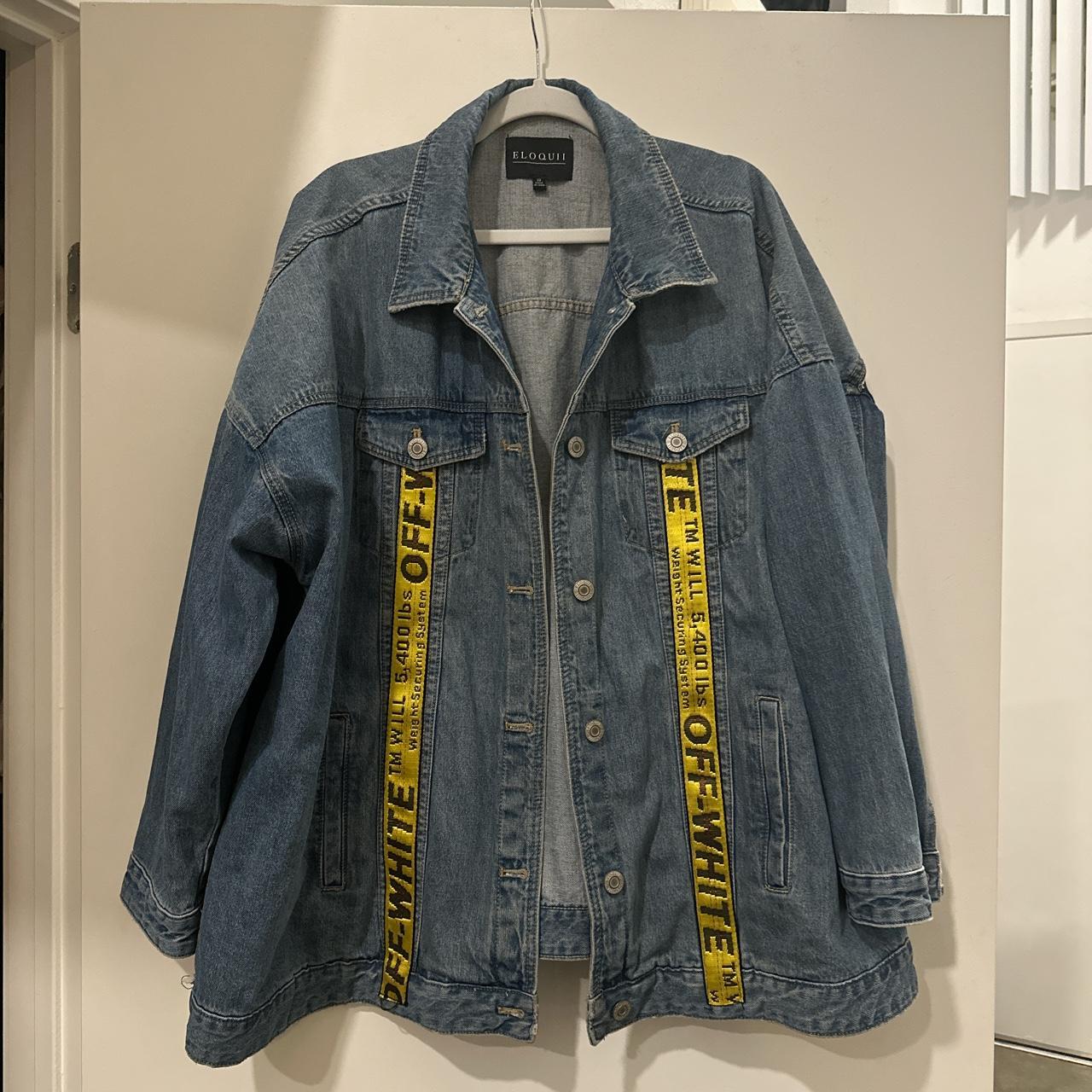 Off white vintage deals denim jacket