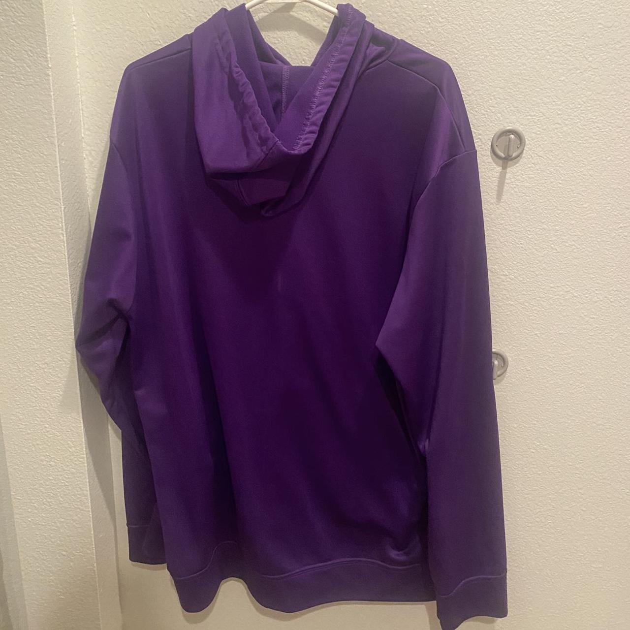 Purple Minnesota Vikings spellout hoodie! This is so - Depop