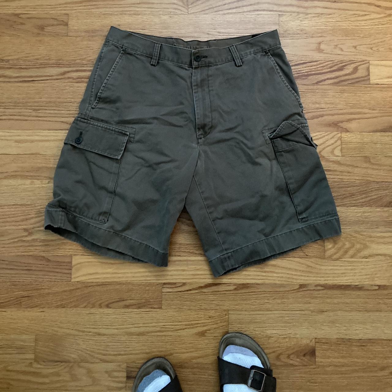 Vintage baggy nautica cargo shorts -32w -perfect... - Depop