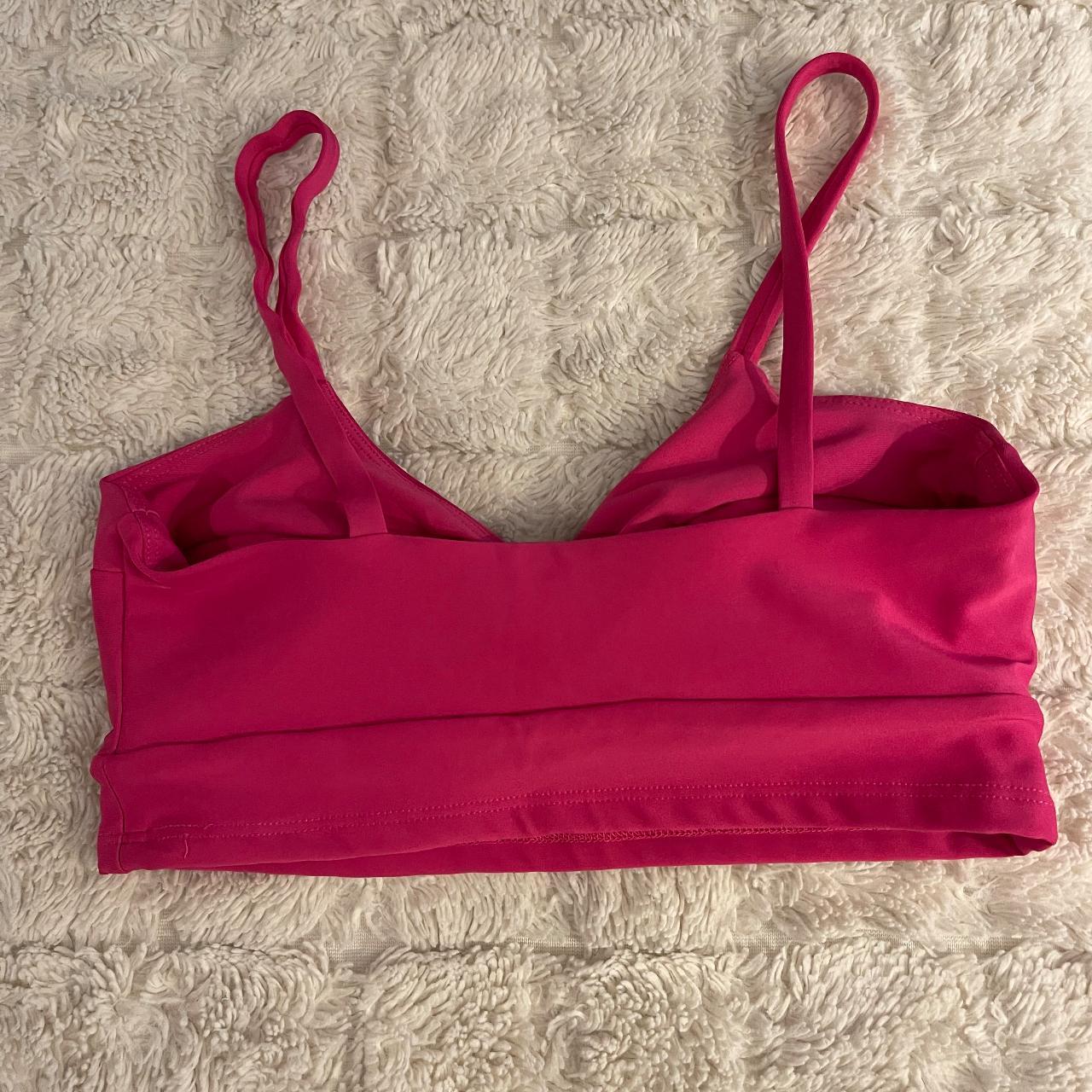 Becco Hot Pink Sports Bra Size S Excellent Condition - Depop