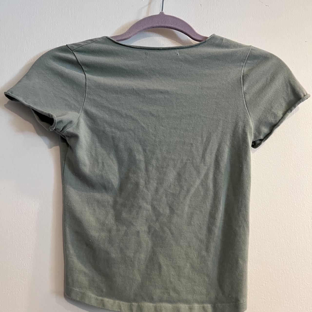 Brandy Melville sage green Gina top. Depop