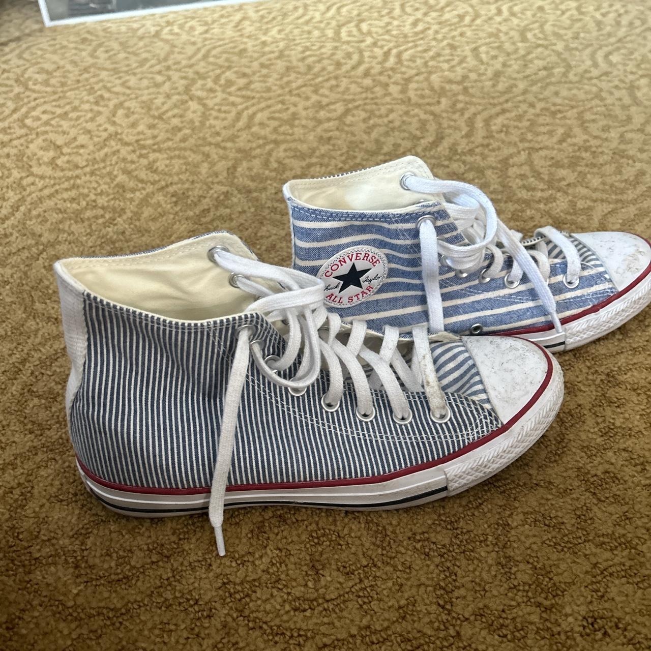 Super cool pinstripe converse Don t wear enough