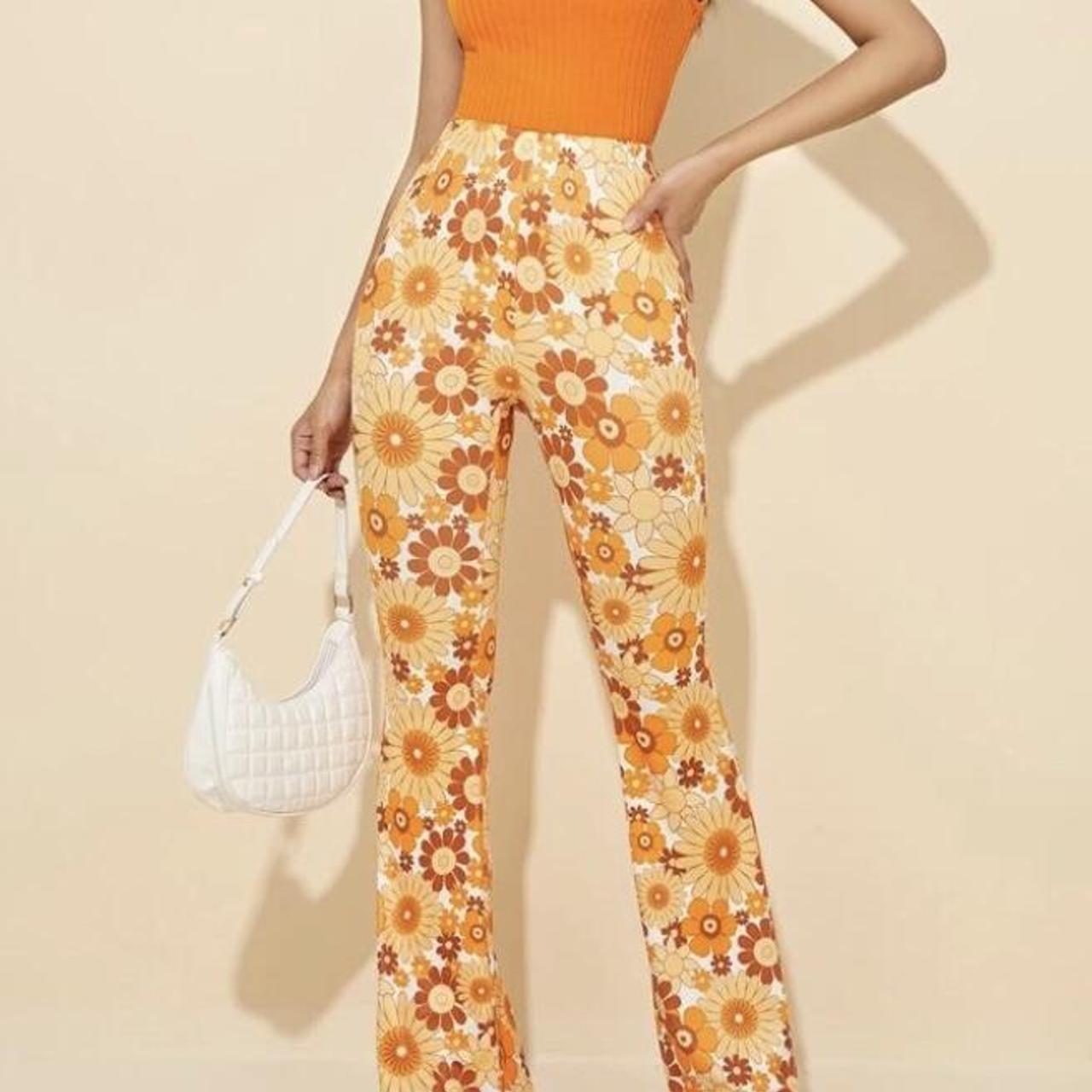 like new ghanda flare pants! super comfy! AUS size... Depop