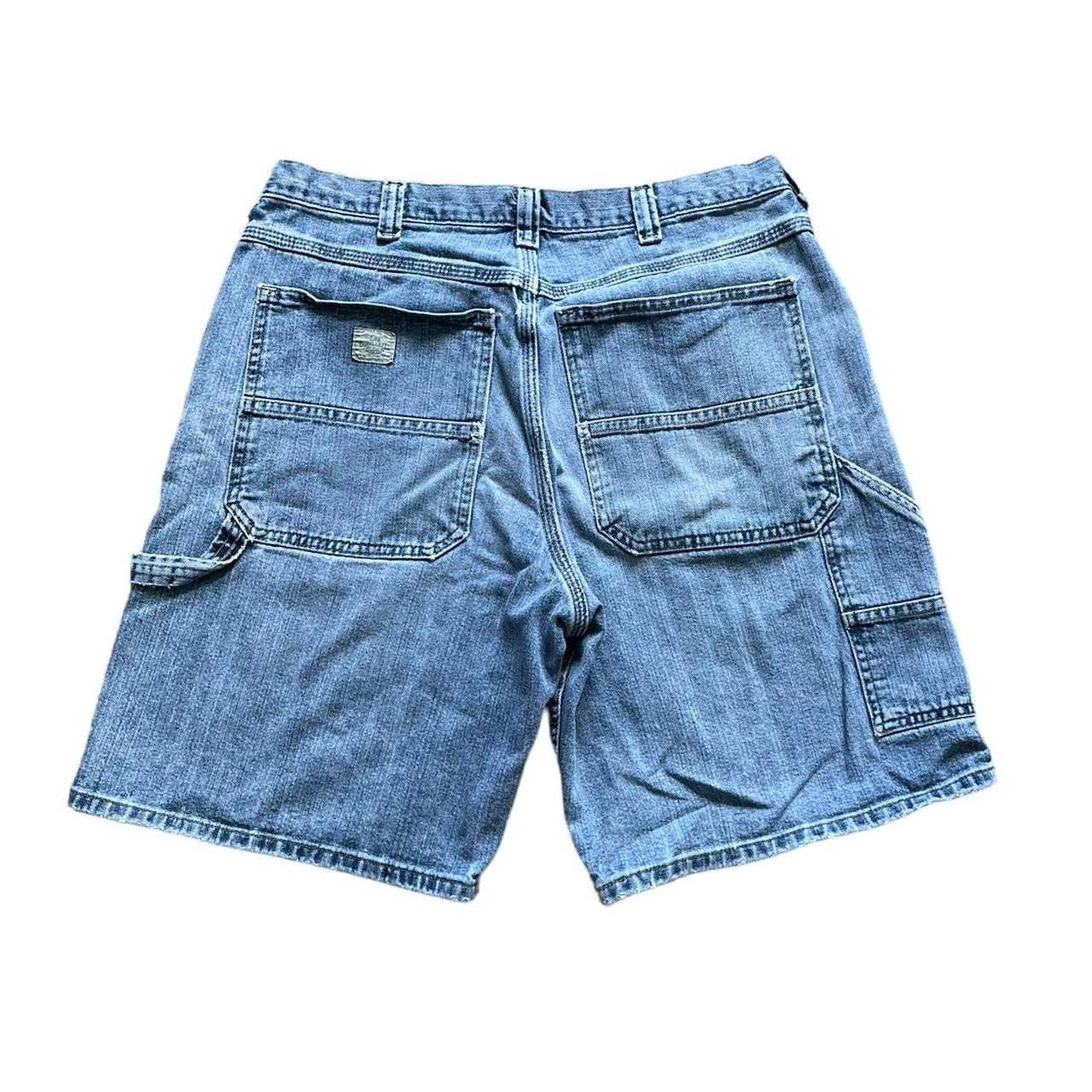 Lee Dungaree Jean Shorts -great condition -slight... - Depop