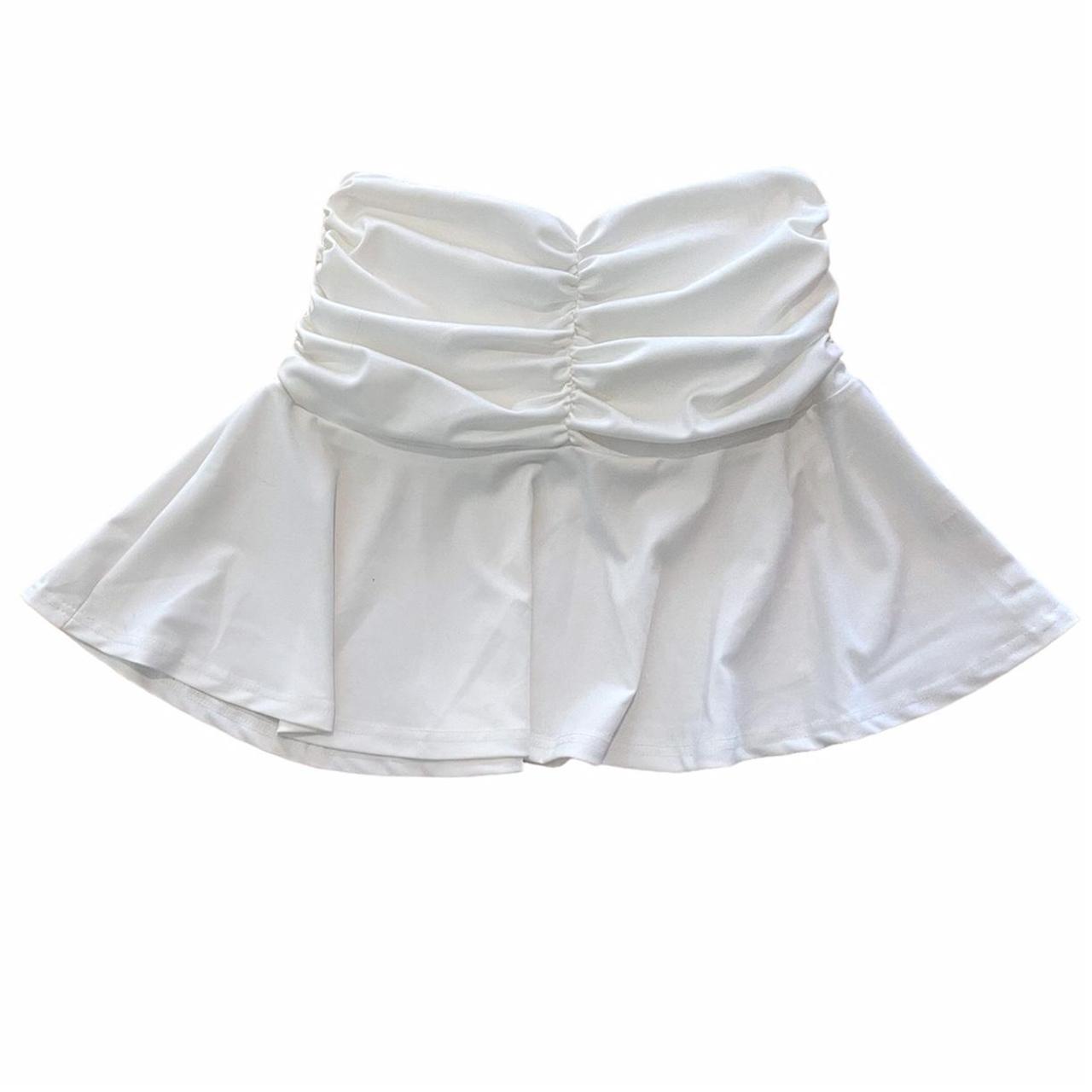 SHEIN Women's White Skirt | Depop