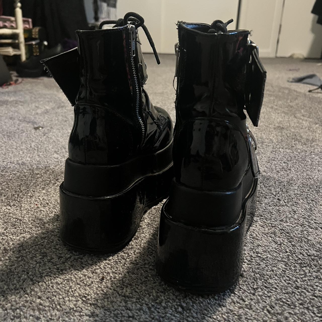 Used demonia bear 104 boots. Size 8. They have been... - Depop