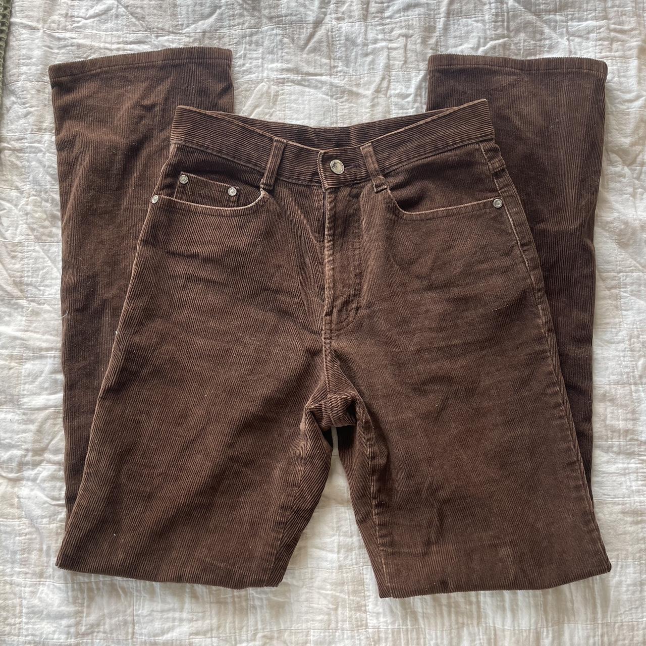 BROWN CORD PANTS size: small my ALL TIME favourite... - Depop