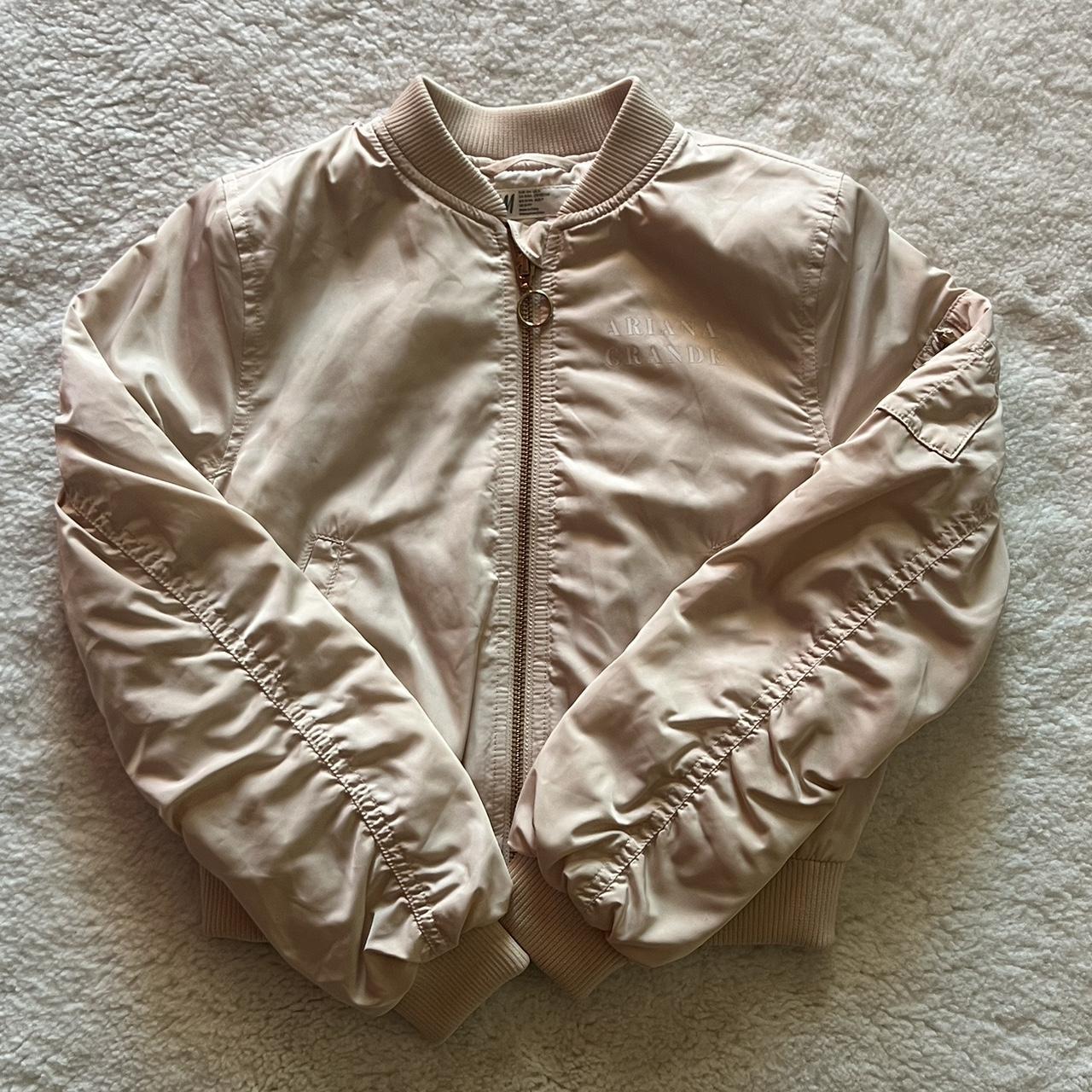 Ariana grande 2024 bomber jacket h&m