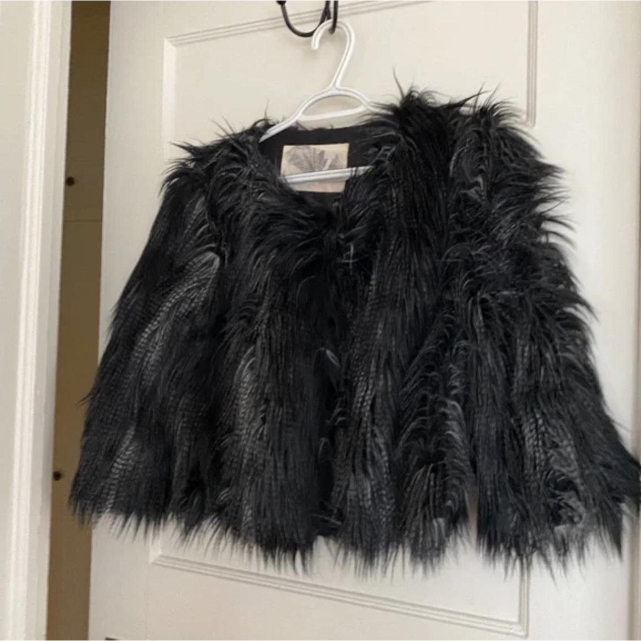 urban outfitters kimchi blue faux fur jacket