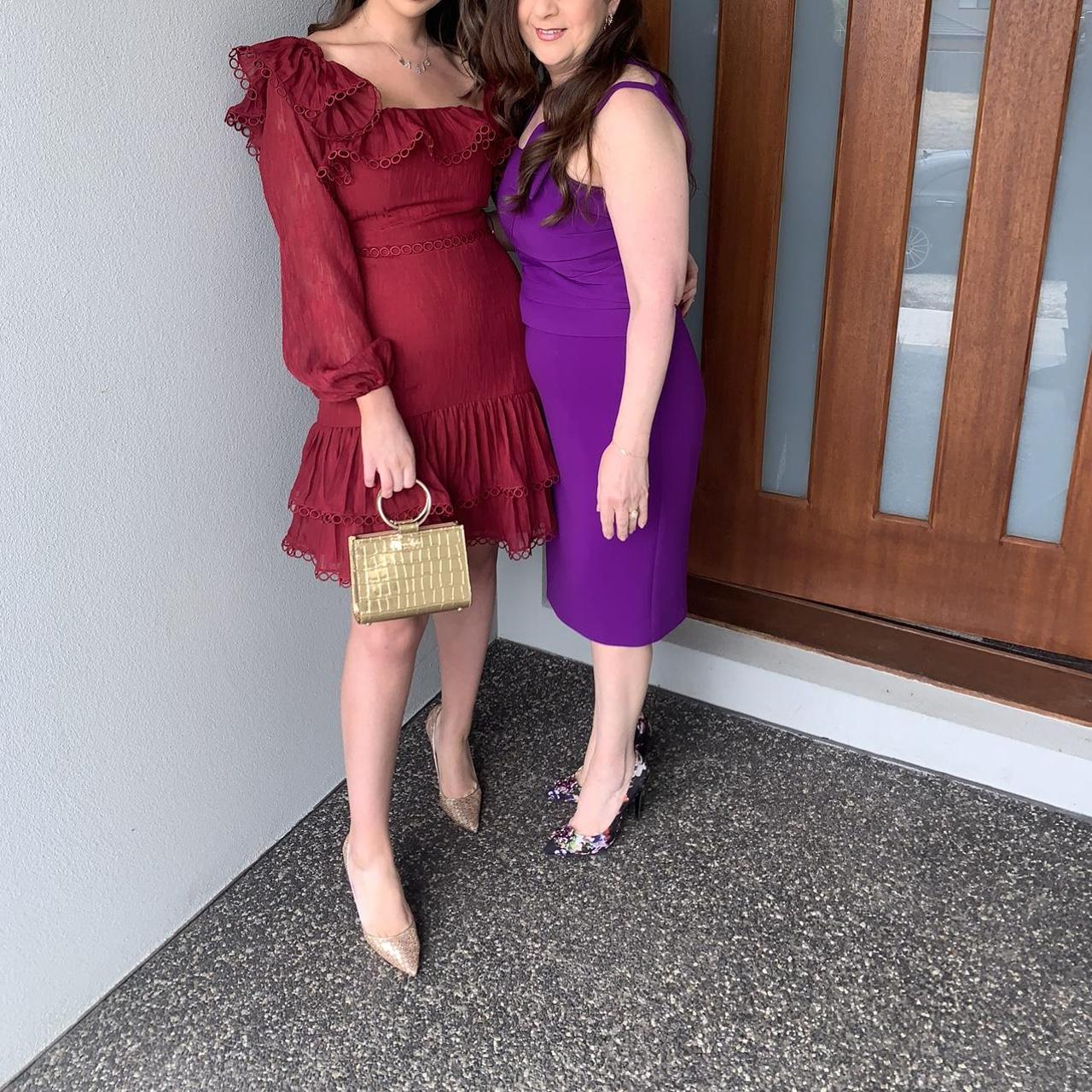 Keepsake Women's Red Dress Depop