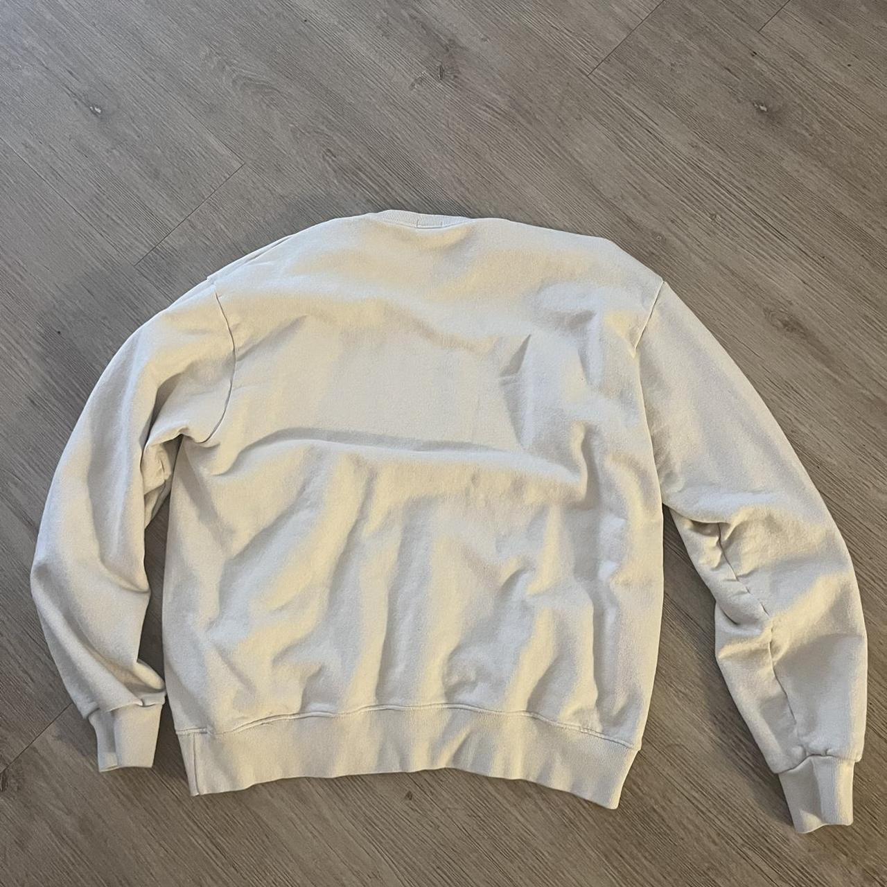 Brandy Melville Palm Beach Cream Crewneck Brand... Depop