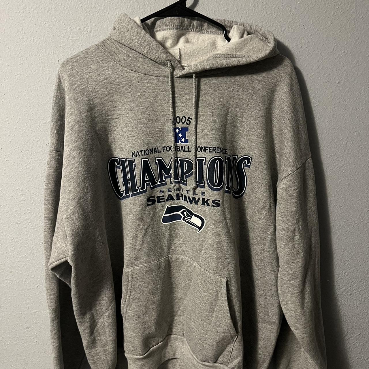 Vintage Seattle Seahawks Crewneck Sweatshirt - L - Depop