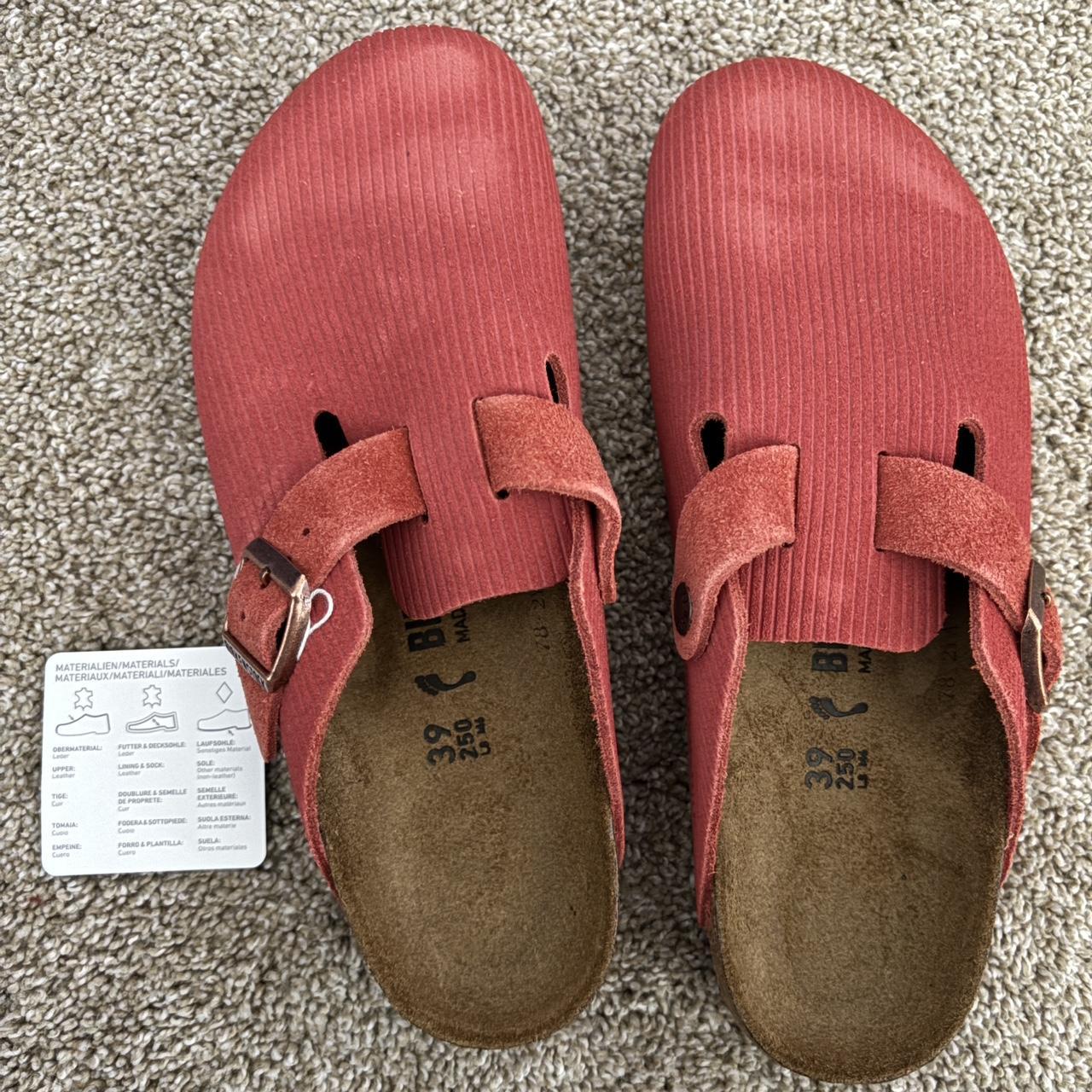 Birkenstock red clogs hot sale