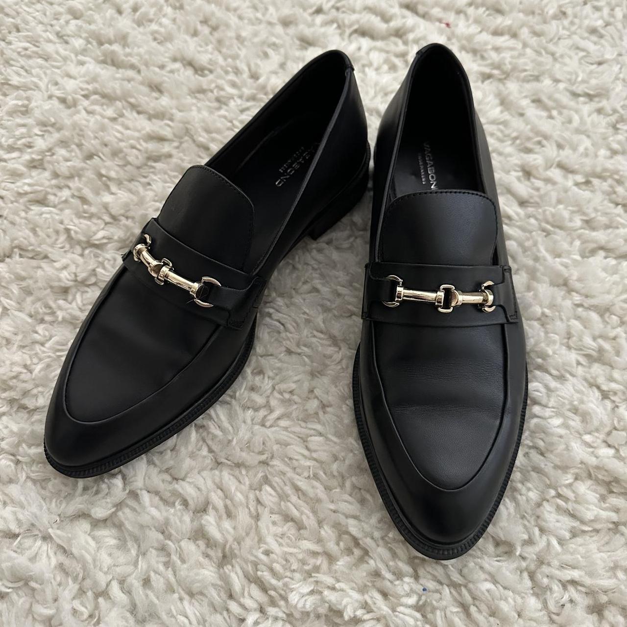 Vagabond Women's Black Loafers | Depop