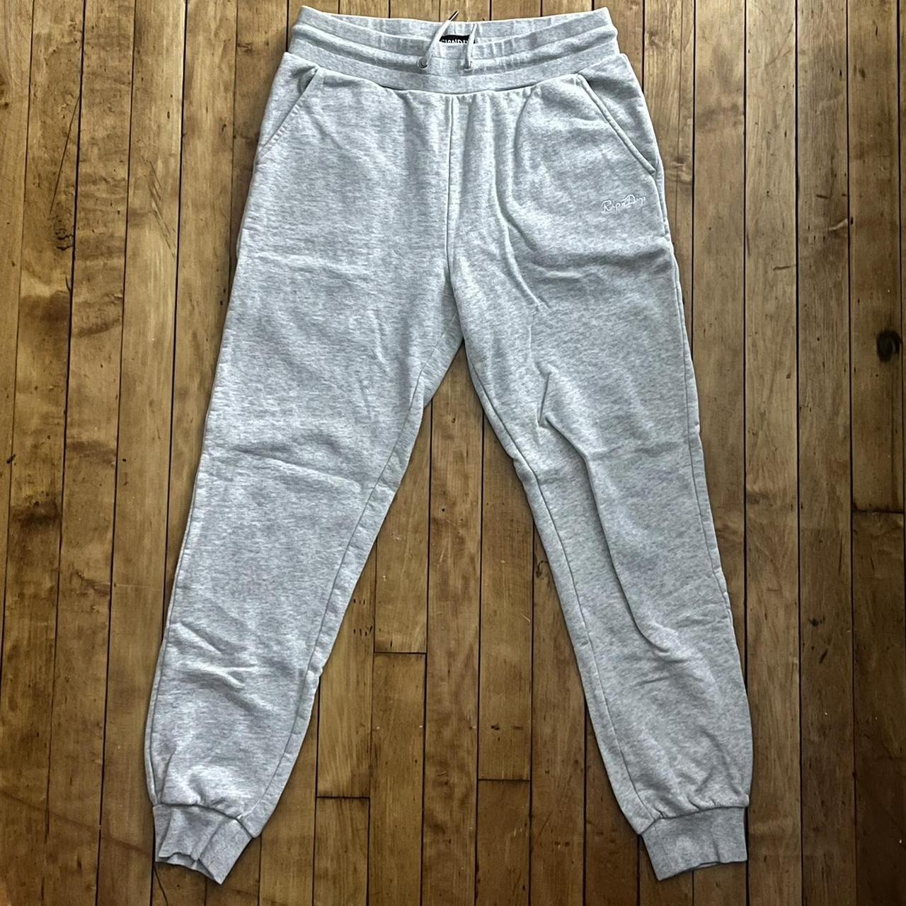 Grey Tracksuit Ripped Grey Sweatpants Grey Rip N Dip Sweats #grey