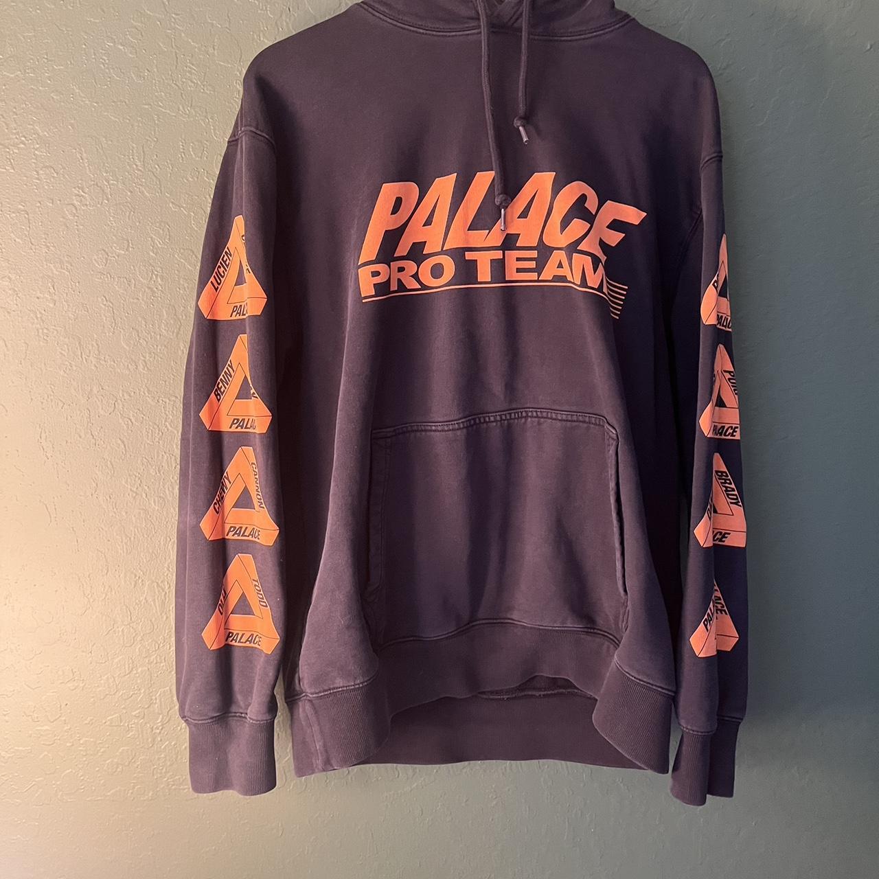 Palace hoodie orange best sale