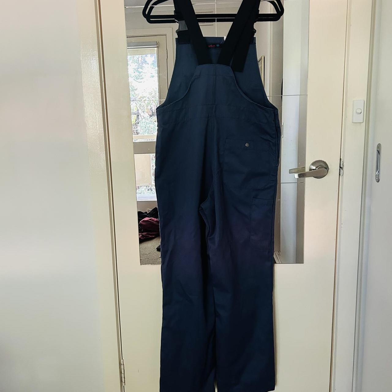 Navy blue industrial overalls made in switzerland.... - Depop