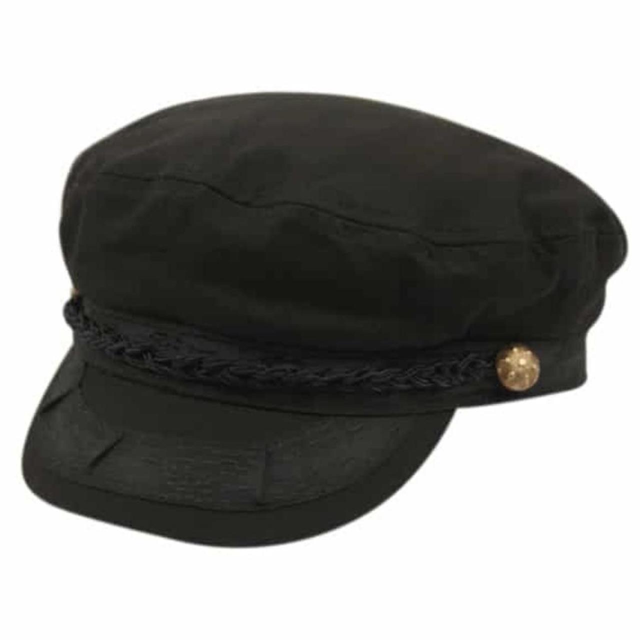 Black 100% Cotton Greek Fisherman hat. Brand new... - Depop