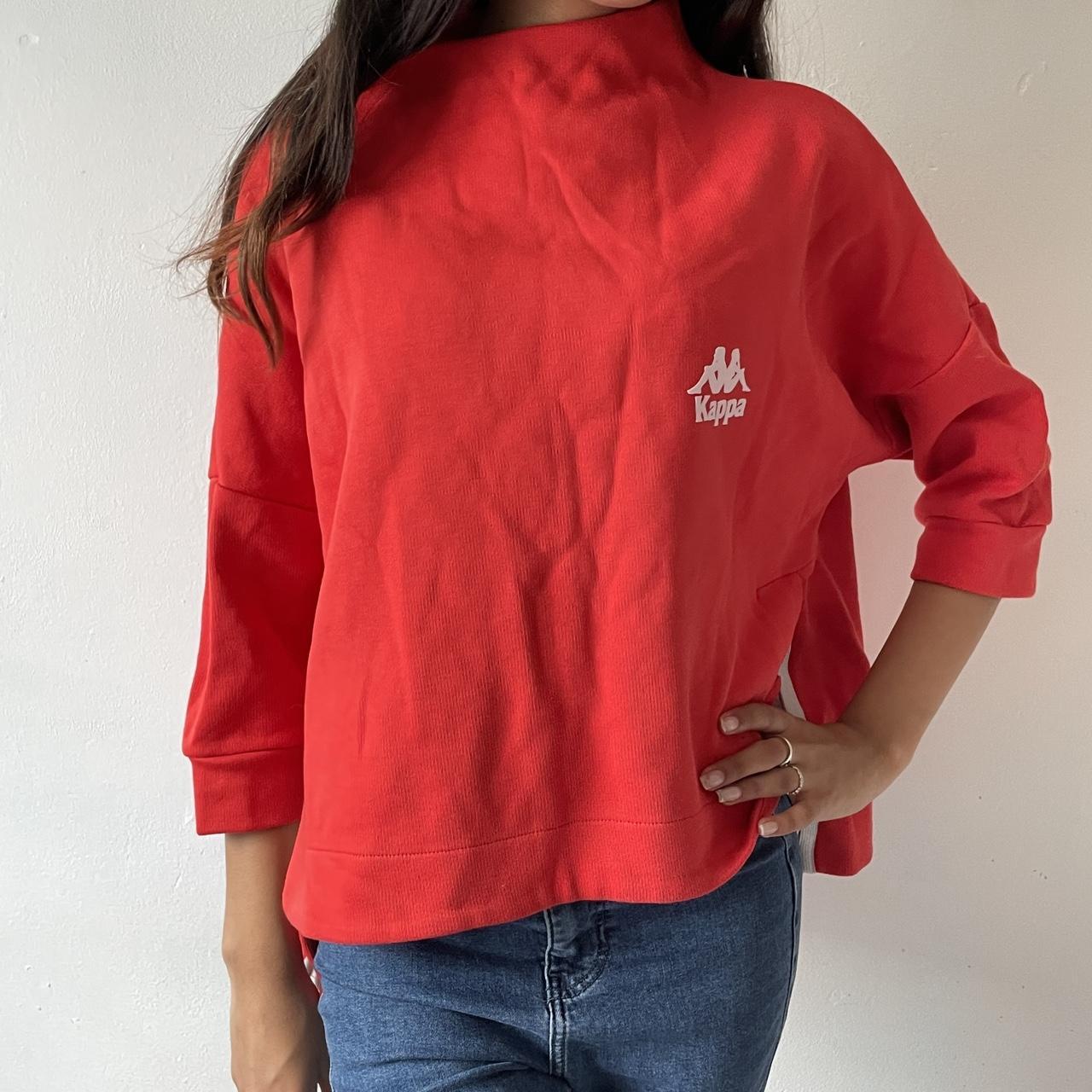 Kappa sweatshirt clearance red