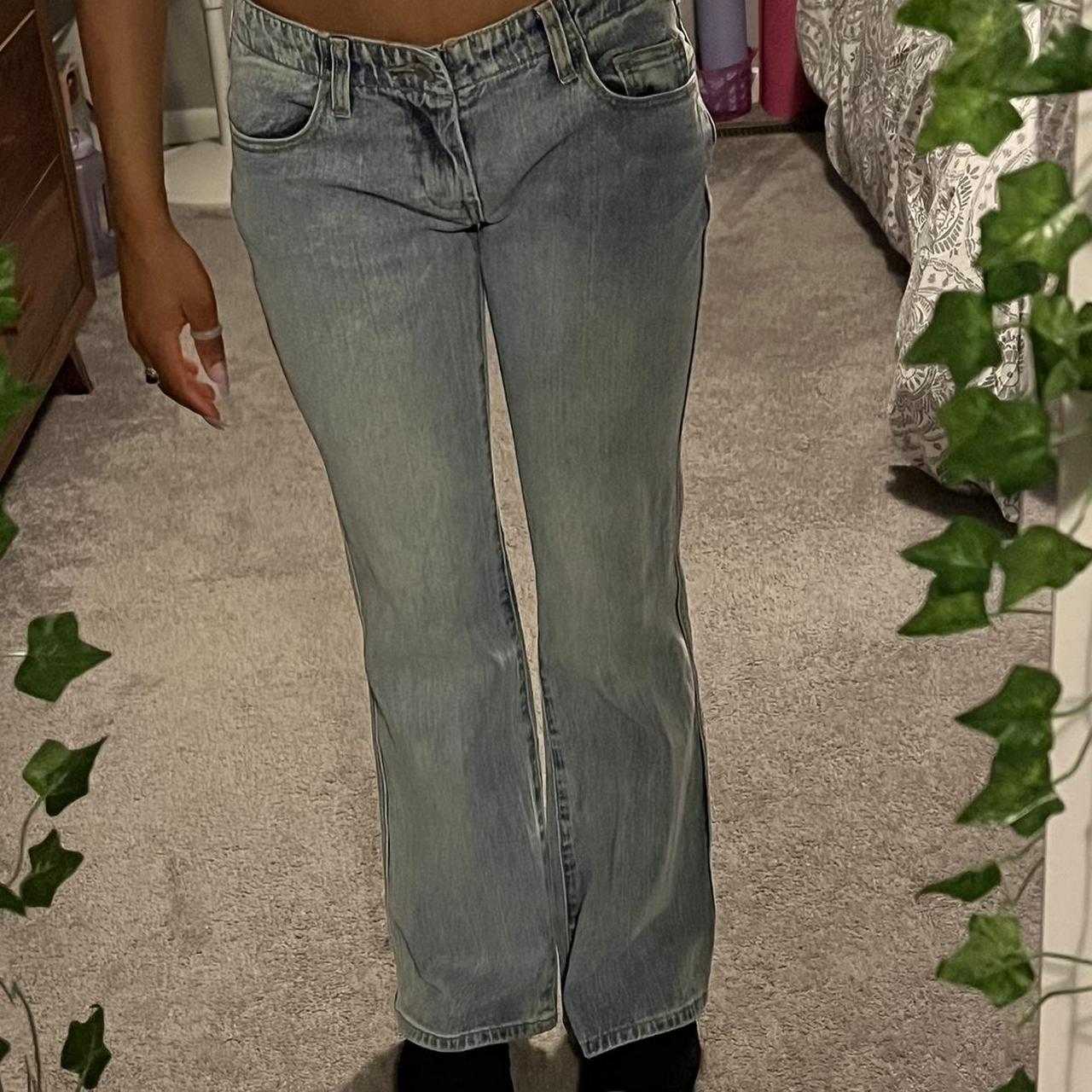 brandy melville low rise flare kylie jeans 💙 super... Depop