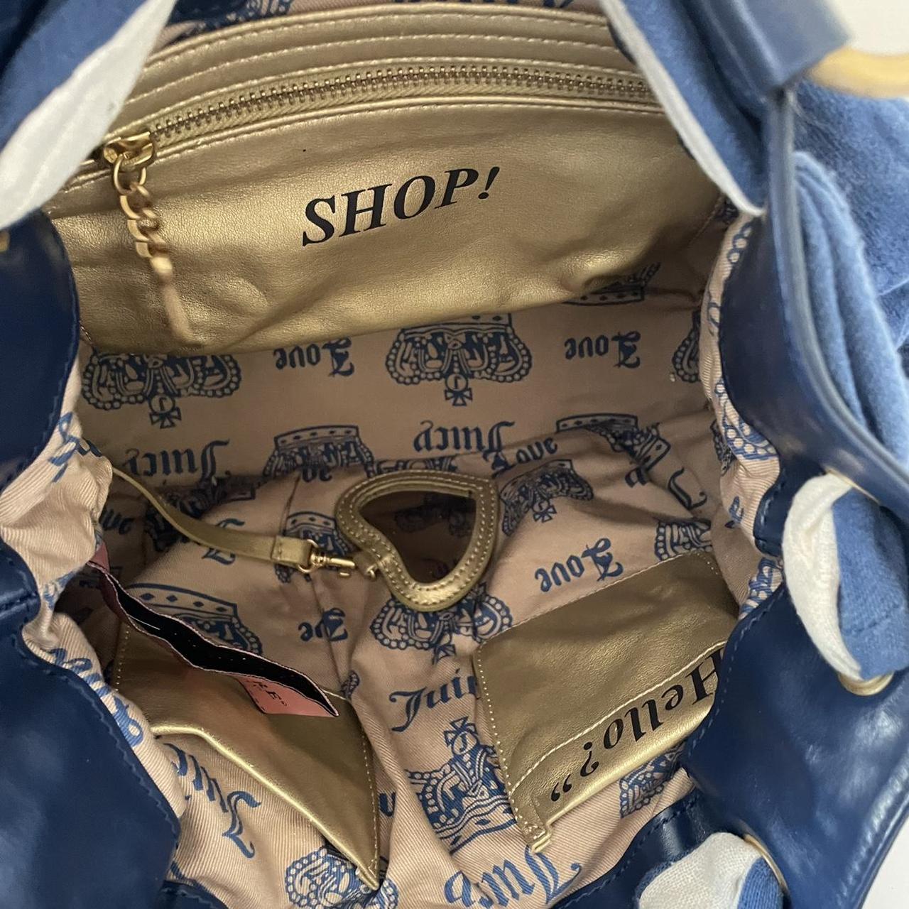 Juicy Couture Women's Blue Bag | Depop