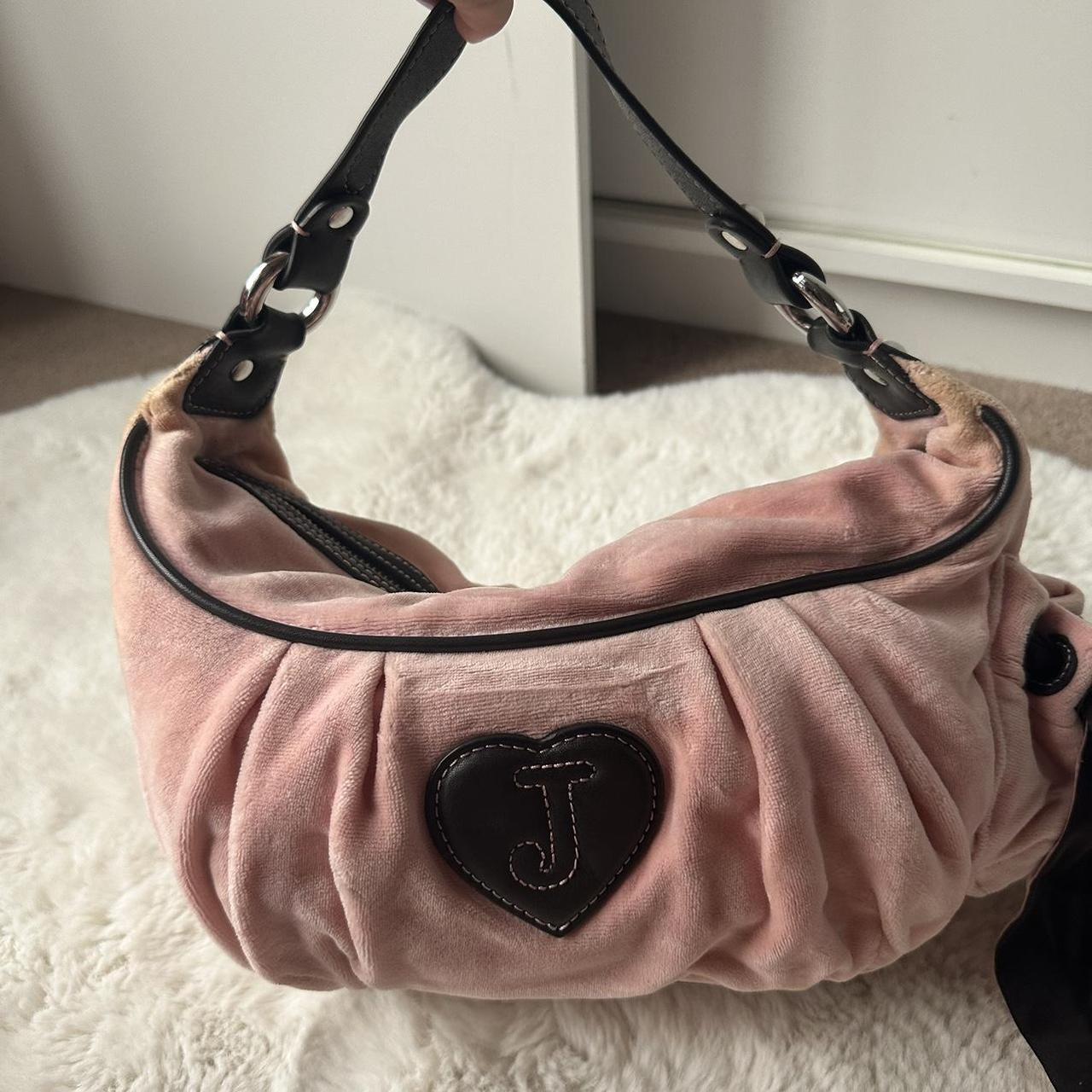 Pink Juicy Couture Once Upon A Time Fairytale Hobo... - Depop