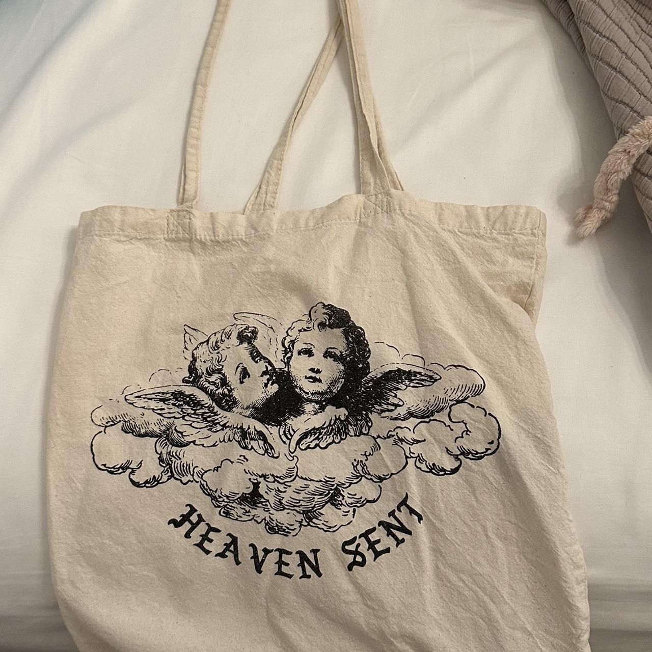 Brandy Melville “Heaven Sent” tote bag lightweight... Depop