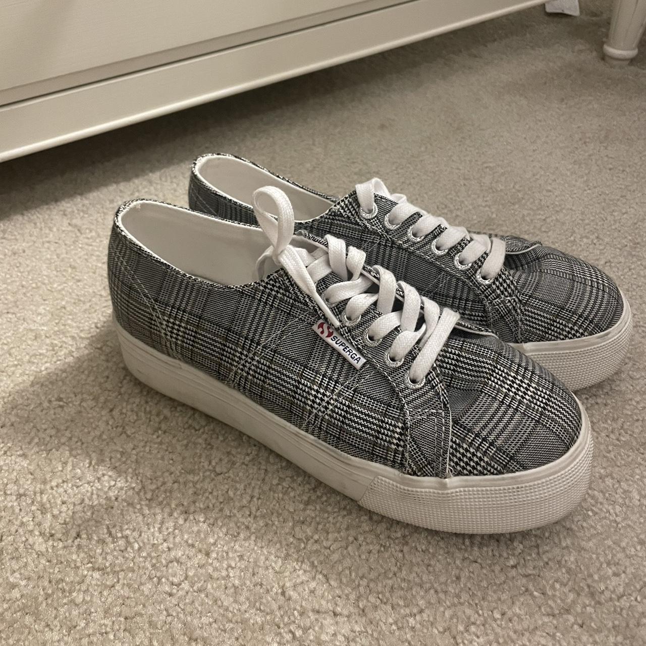 Superga plaid hotsell