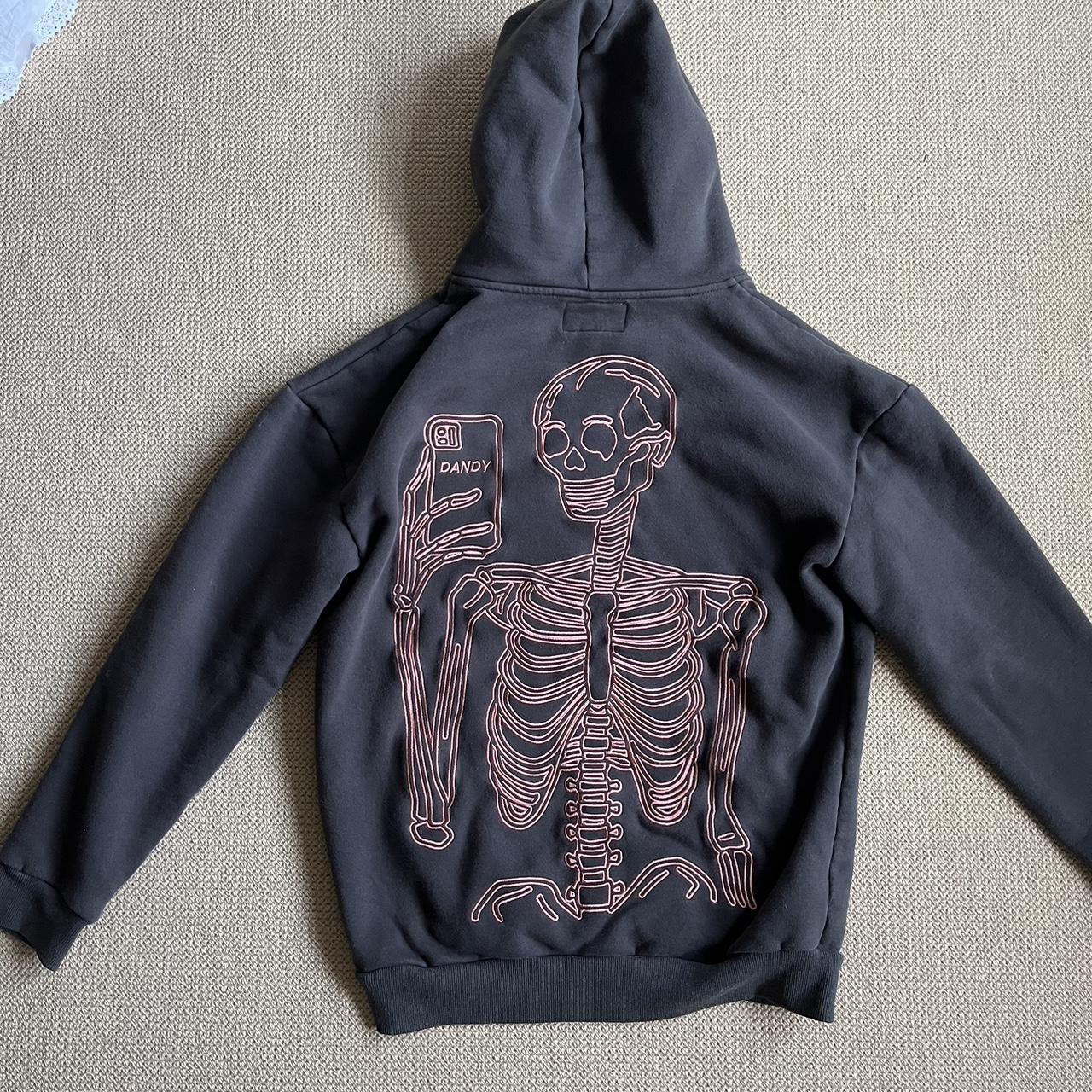 Dandy worldwide skeleton hoodie Perfect condition... - Depop