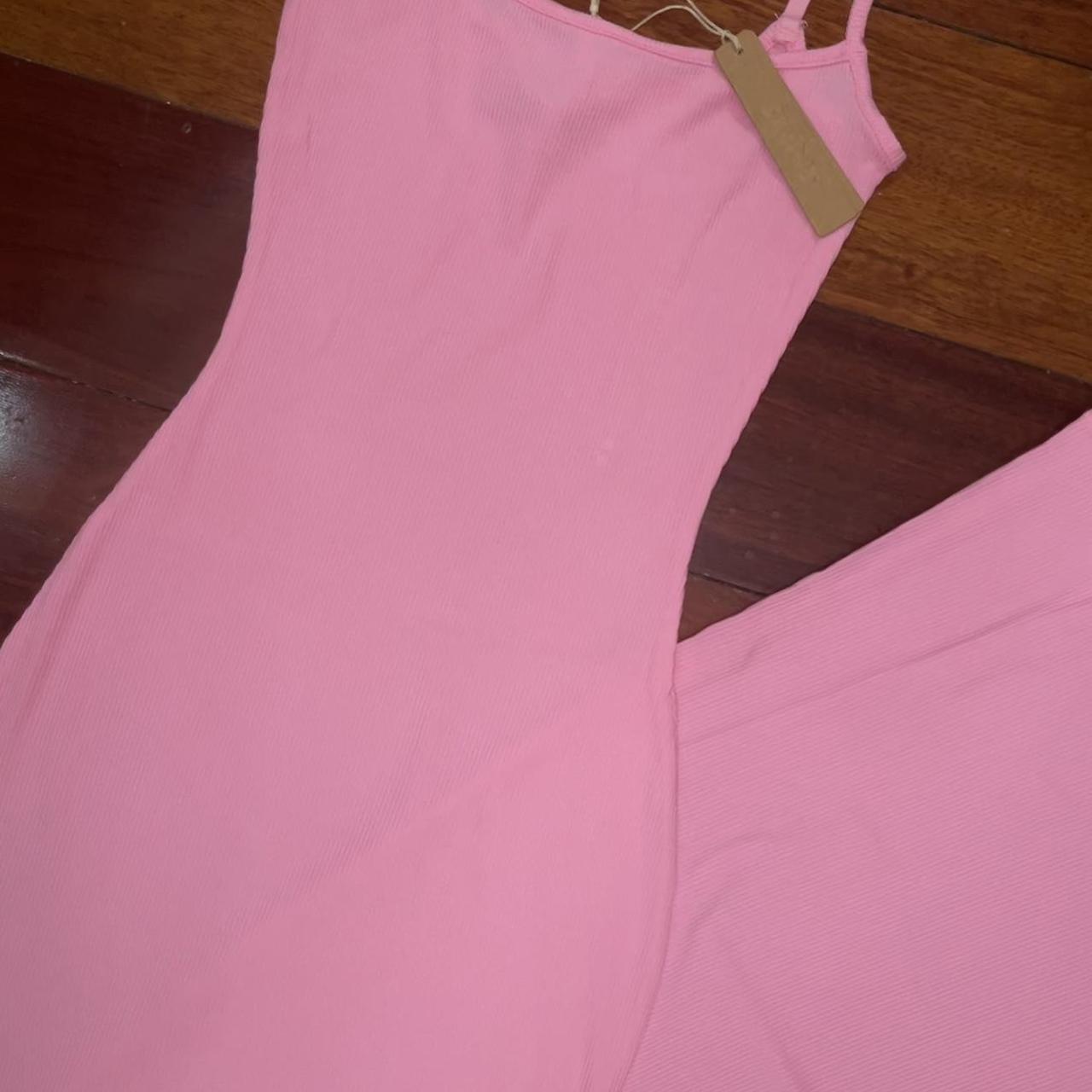 SKIMS SOFT LOUNGE SLIP DRESS COTTON CANDY - sizes... - Depop