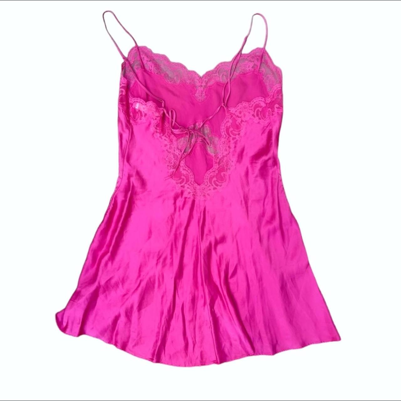 Pink Victoria secret slip dress #victoriasecret... - Depop