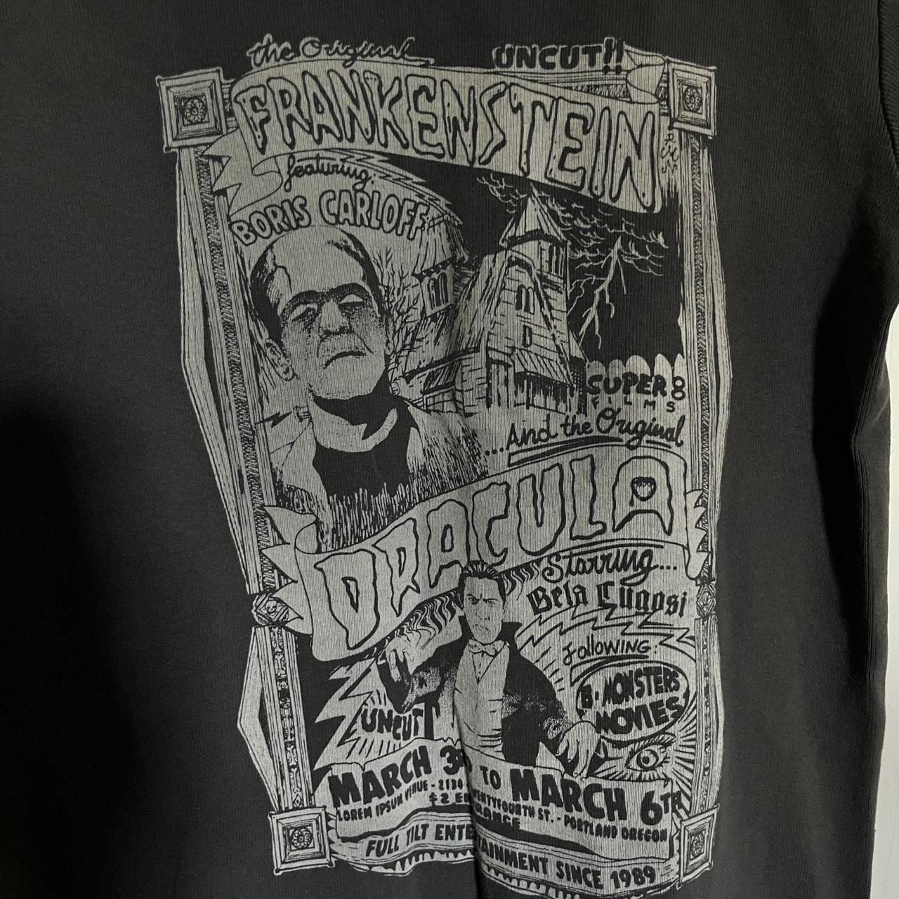 brandy melville frankenstein baby tee bella hadid... Depop