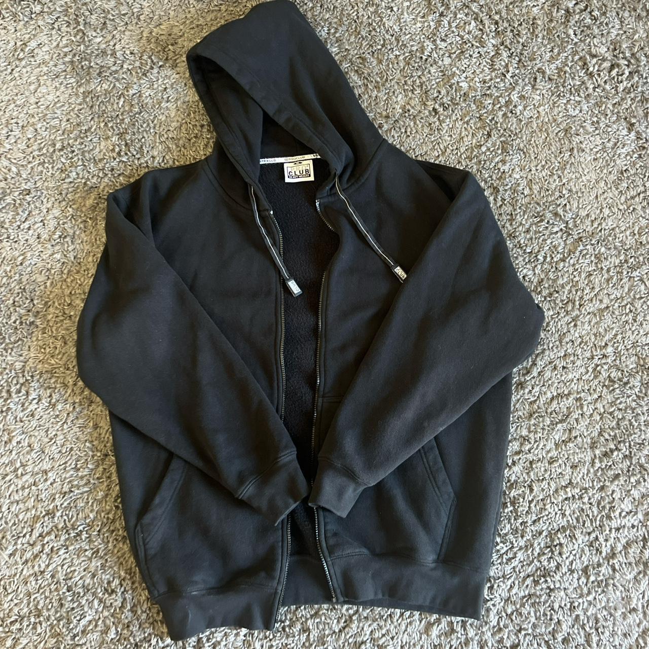 XL Black Pro Club jacket Fits true to size good... - Depop