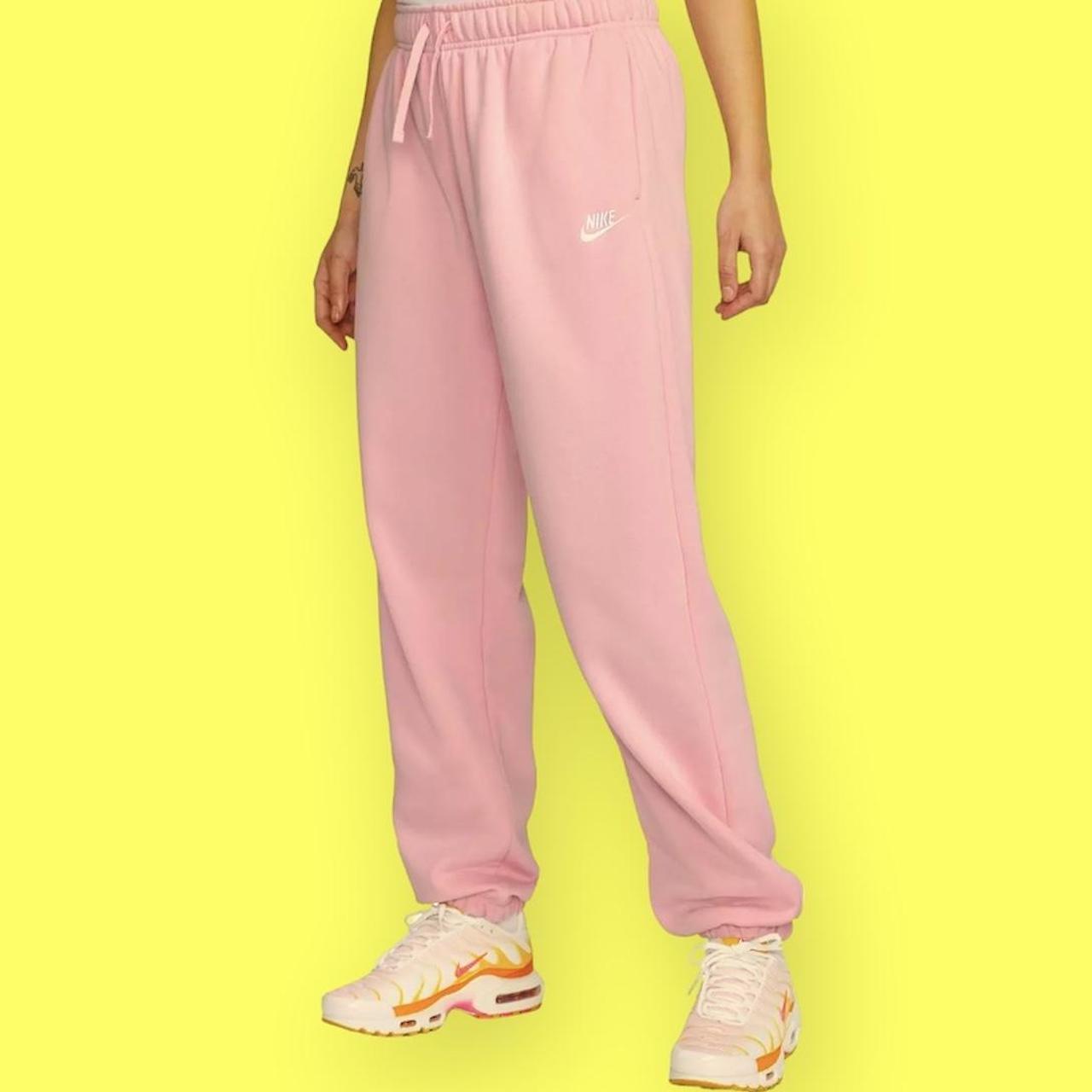 pink nike sweatpants