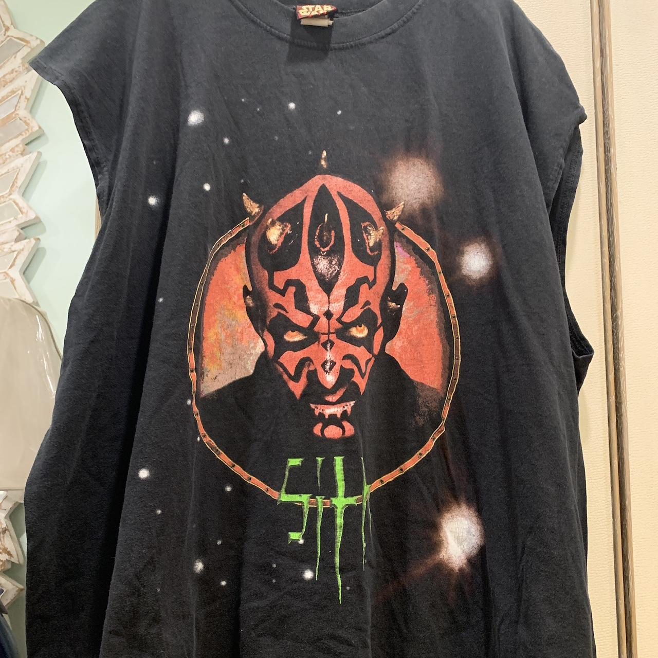 VTG Star Wars Darth Maul Sith Muscle Shirt Size XXL... - Depop
