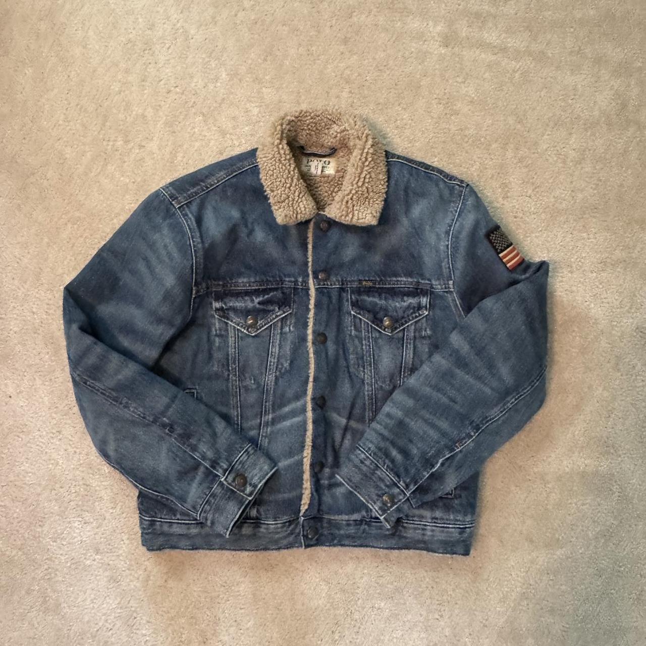 Lauren Men's Polo Fleece Lined Denim Jacket Polo Ralph Lauren