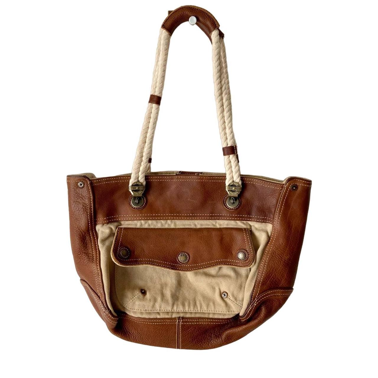 Gap leather outlet tote