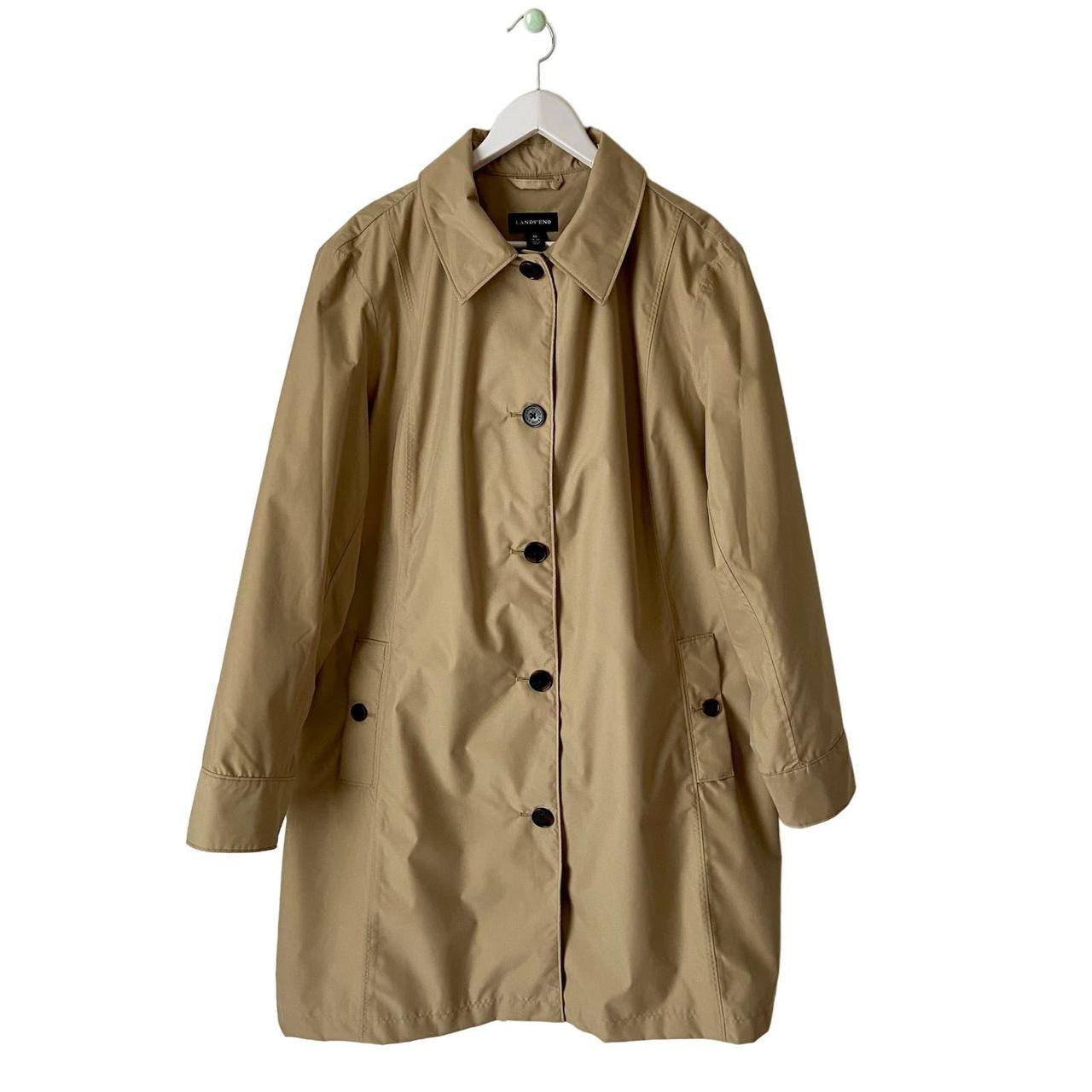 Lands end trench coat womens best sale