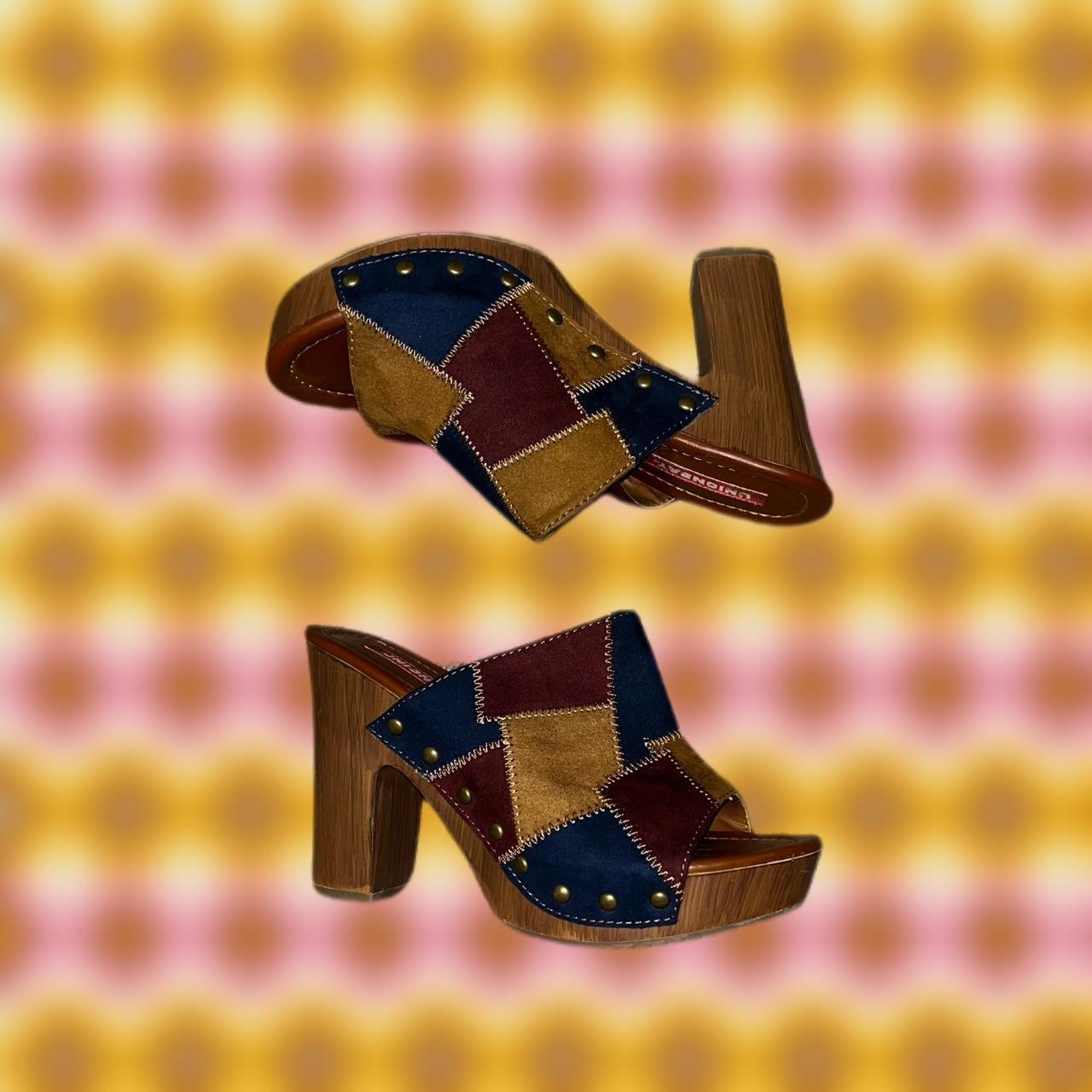 Union Bay Women's Brown and Burgundy Clogs (2)