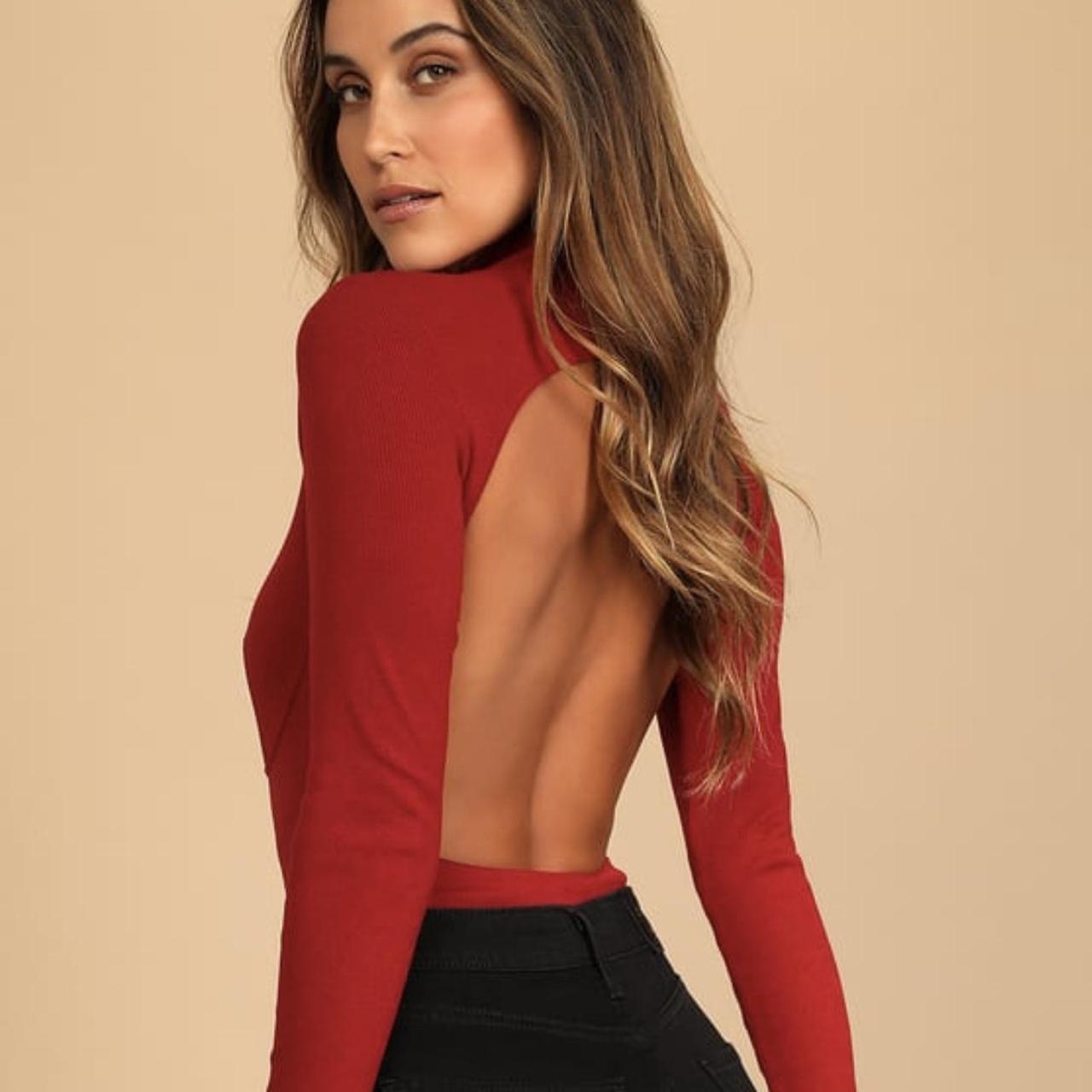 Brand new Lulus backless bodysuit, perfect for a - Depop