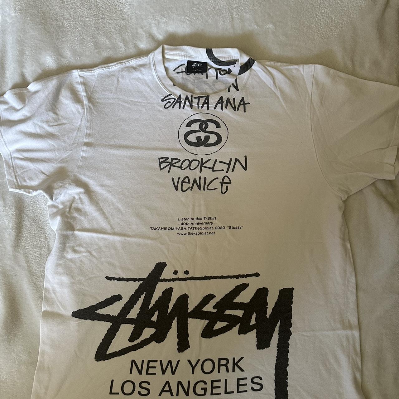 Stussy X Virgil Abloh World Tour Collection T Shirt New Releases
