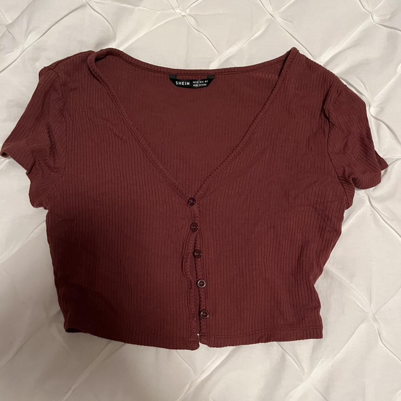 SHEIN Women's Brown T-shirt | Depop